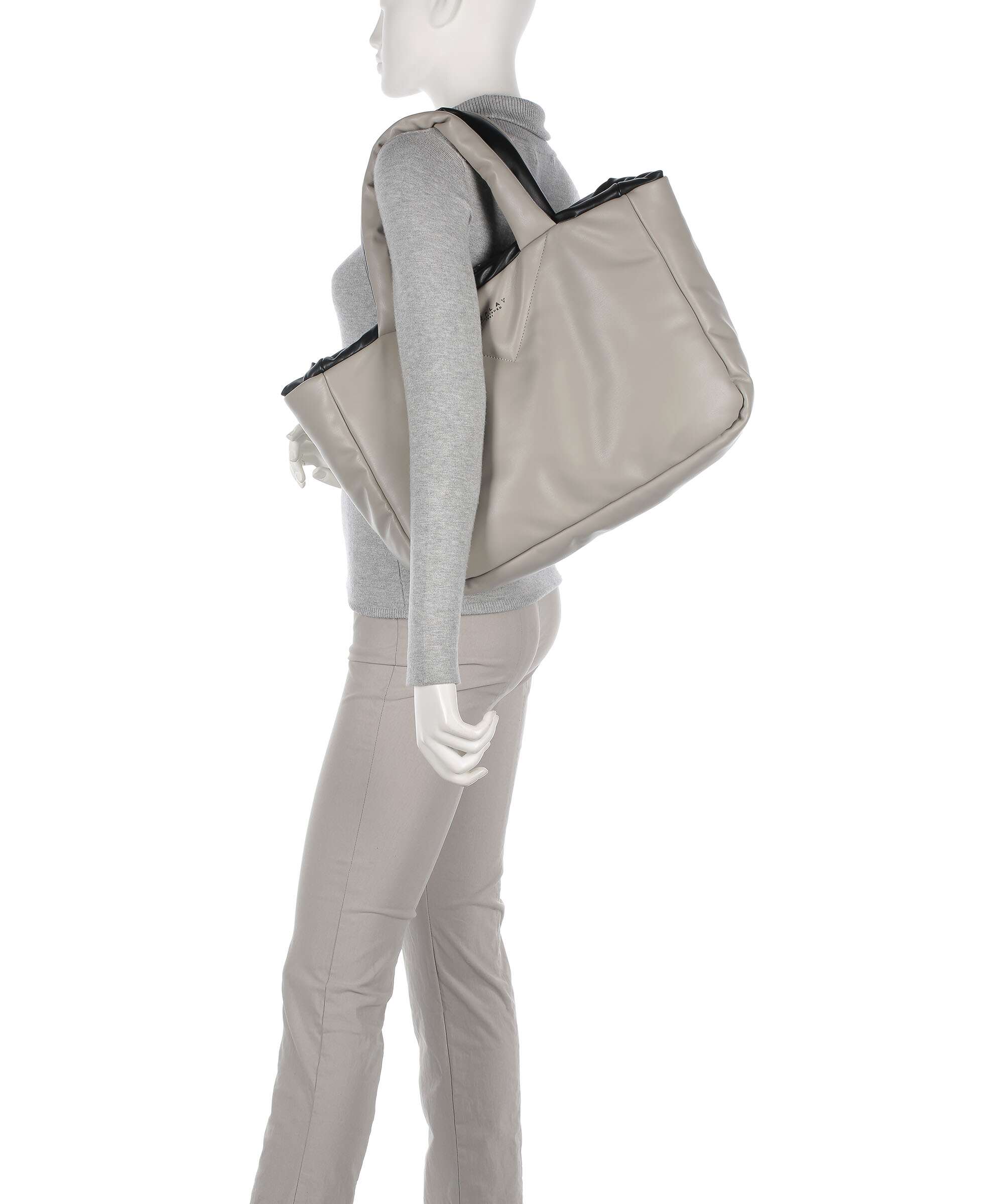 Replay Torba na zakupy iron grey/black - Image 3