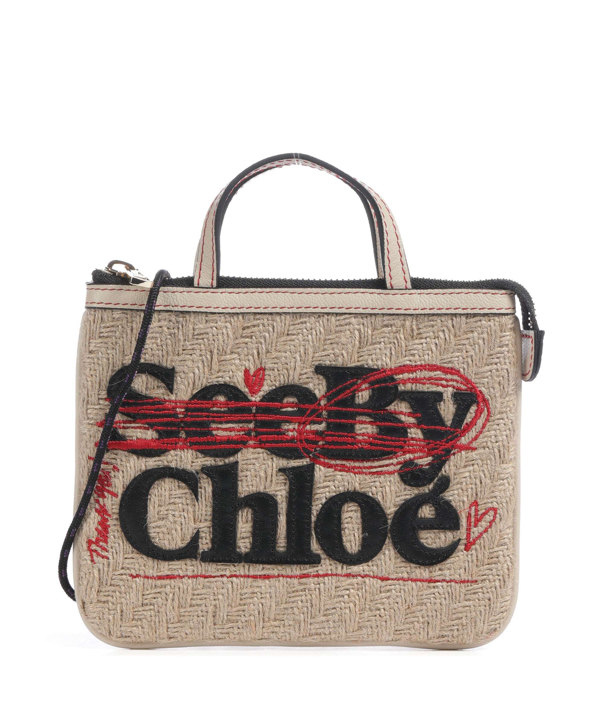 See by Chloé See By Bye Torba przez ramię straw beige