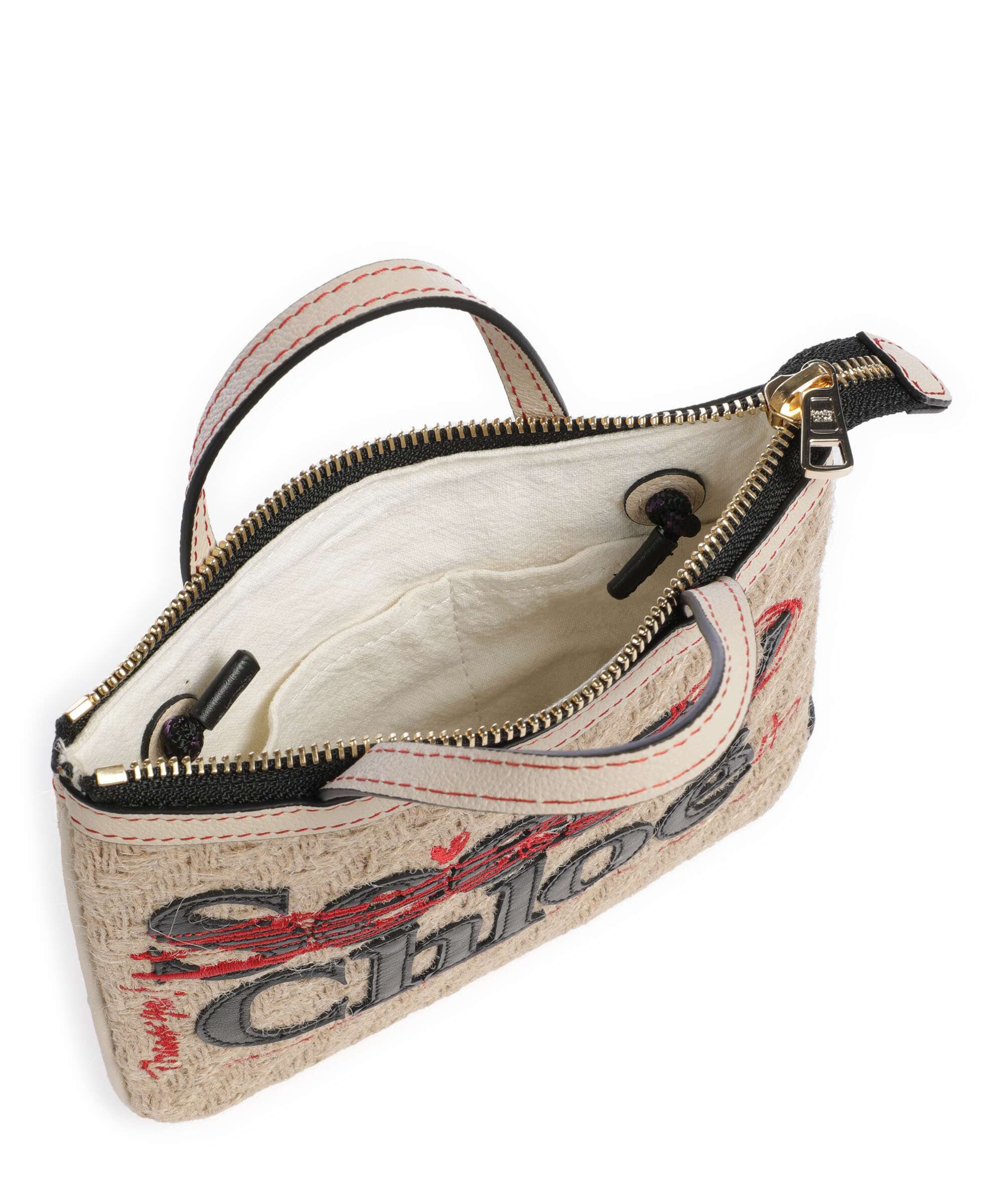 See by Chloé See By Bye Torba przez ramię straw beige - Image 5