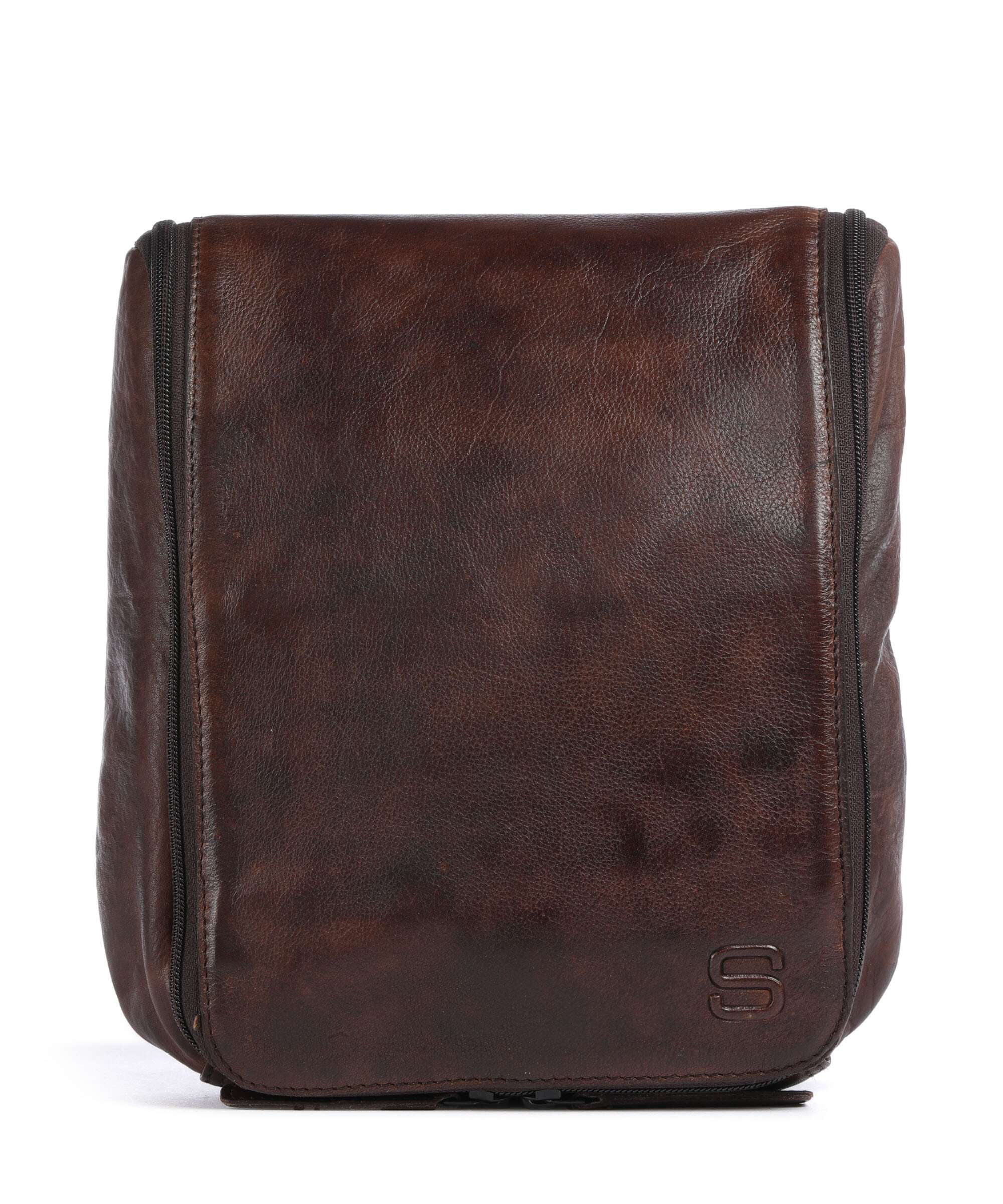 Spikes & Sparrow Apache Midian Torby toaletowe dark brown