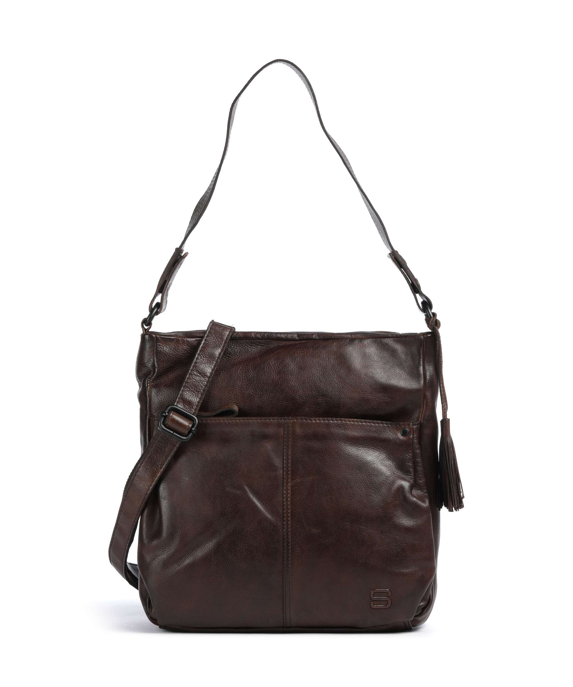 Spikes & Sparrow Apache Saar Torba na ramię dark brown
