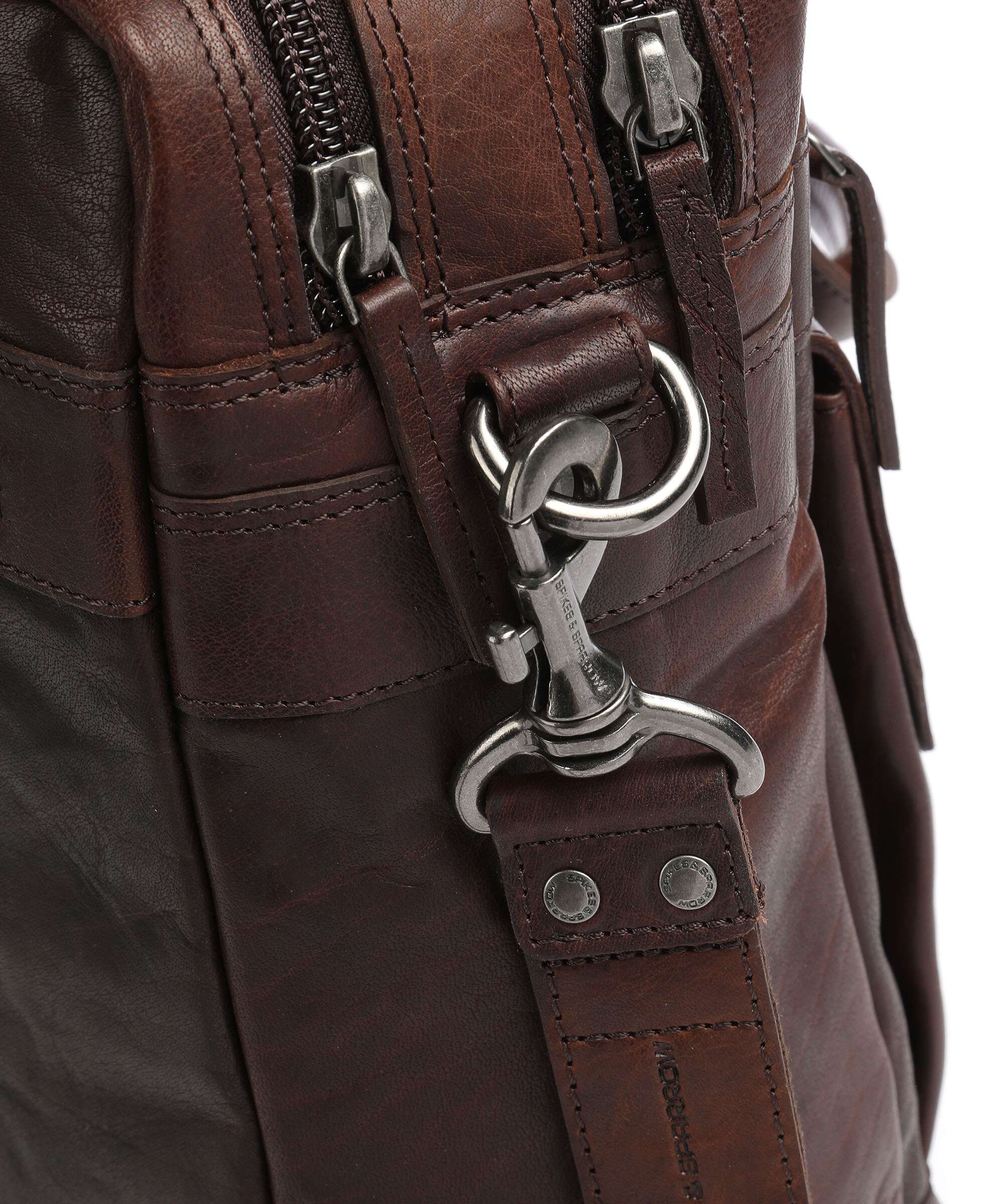 Spikes & Sparrow Bronco Aktówka dark brown - Image 4