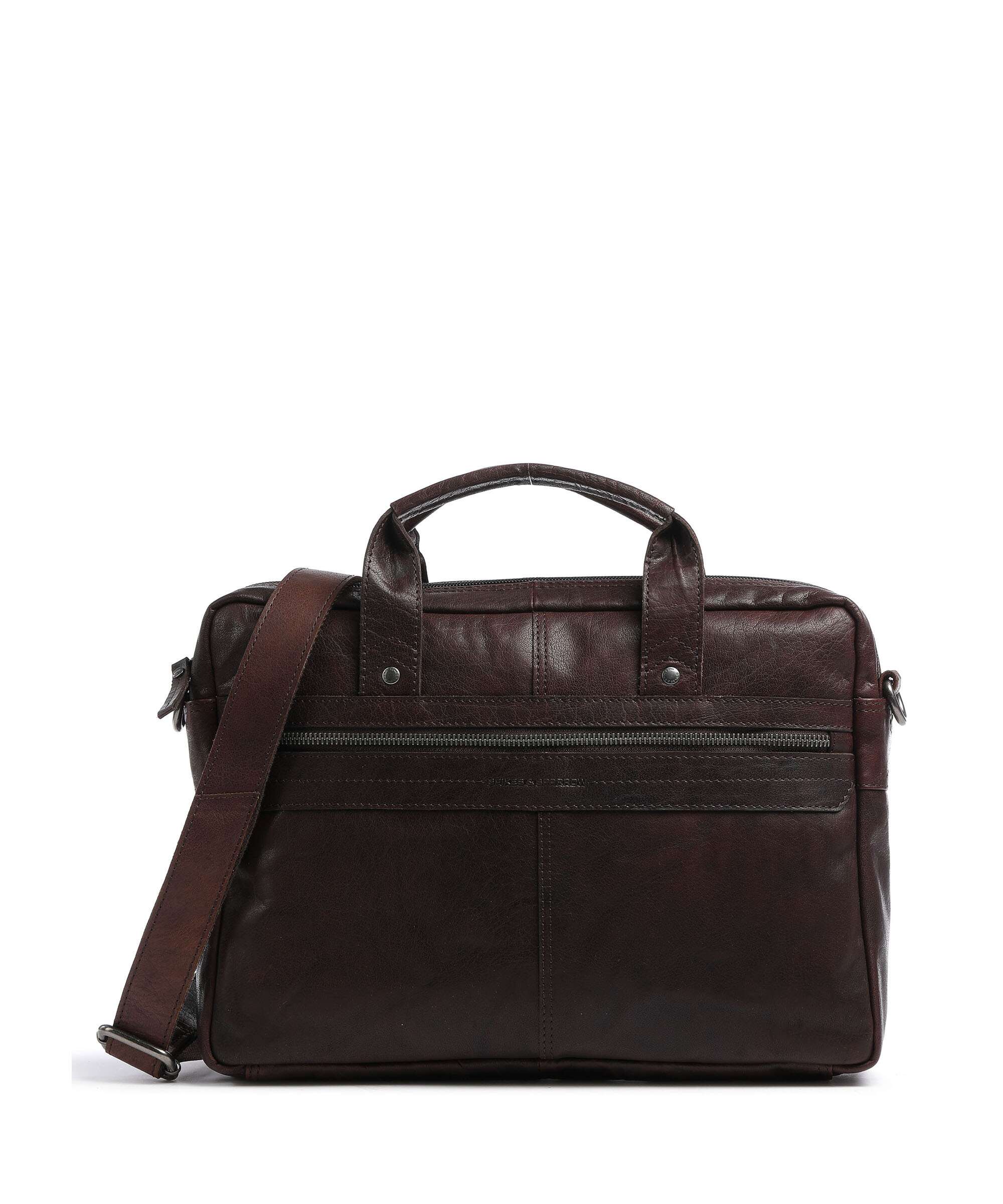 Spikes & Sparrow Bronco Aktówka dark brown