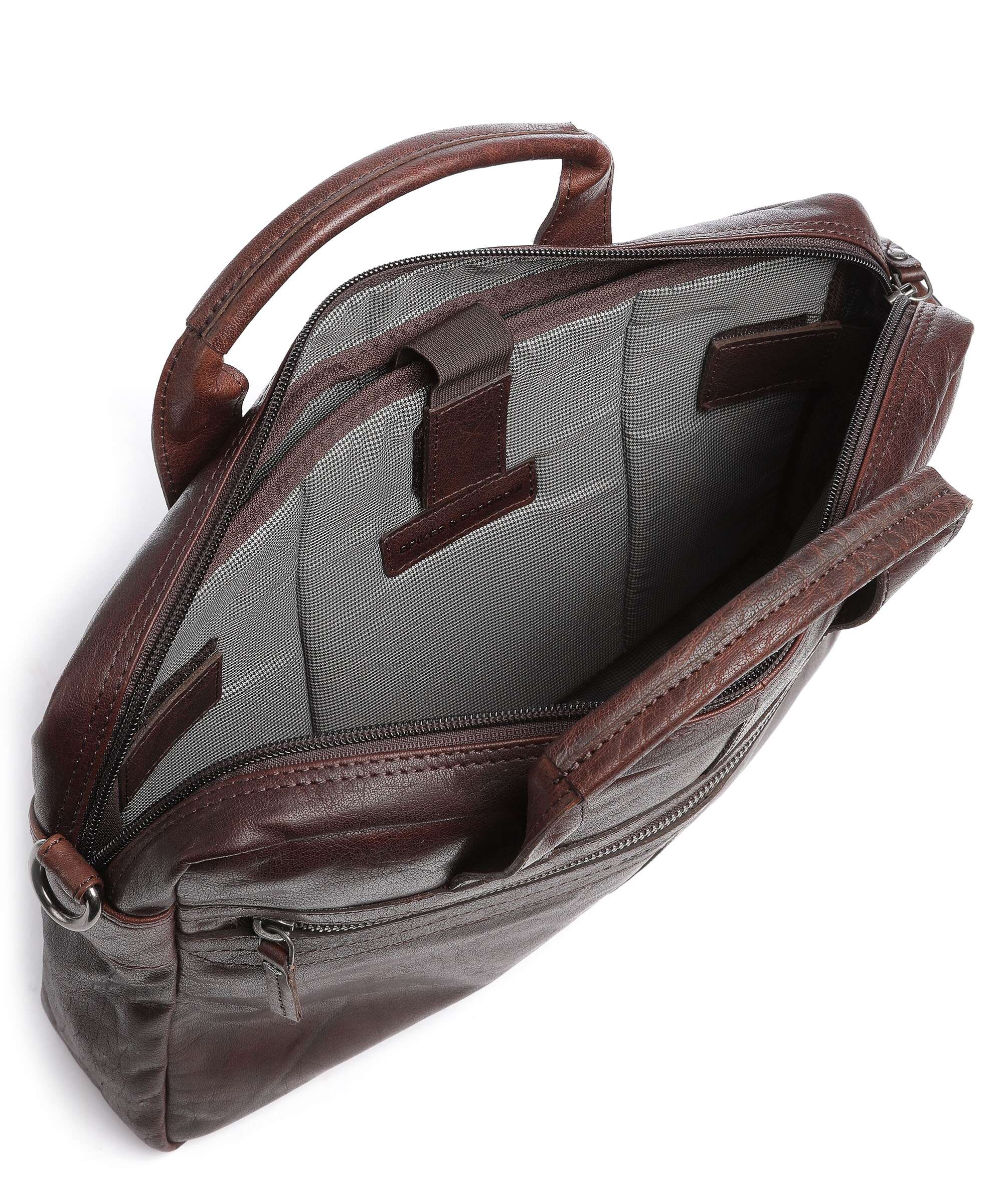 Spikes & Sparrow Bronco Aktówka dark brown - Image 6