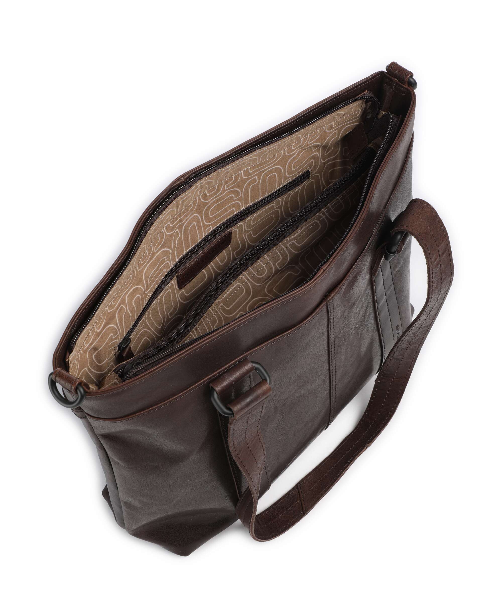 Spikes & Sparrow Bronco Alexis Torba na zakupy dark brown - Image 5