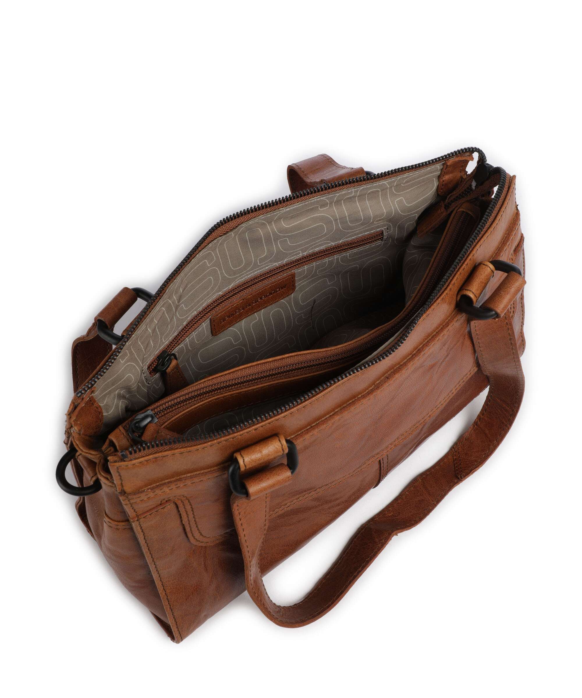 Spikes & Sparrow Bronco Amity Torba na ramię brandy - Image 6