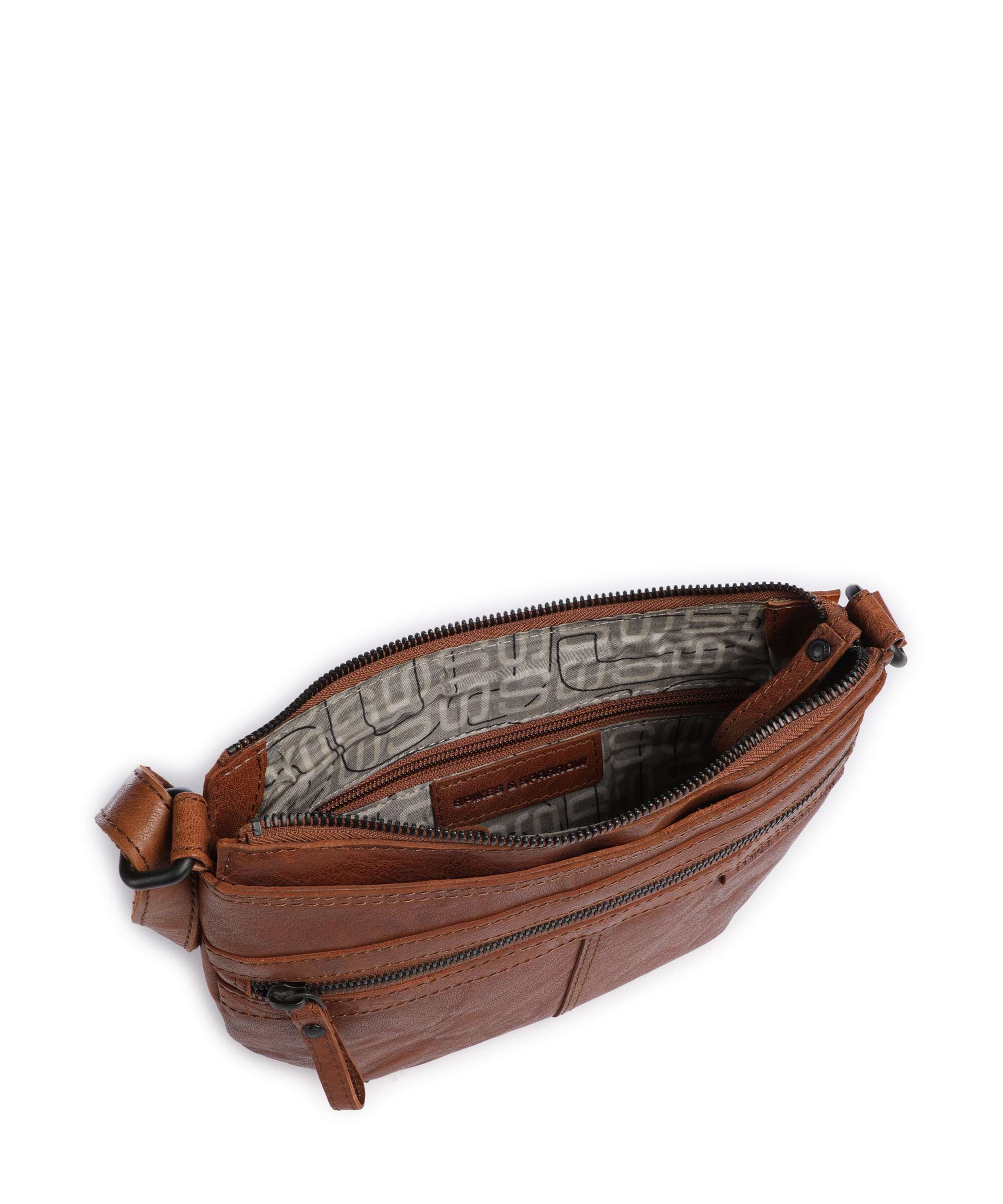 Spikes & Sparrow Bronco Camreen Torba przez ramię brandy - Image 6