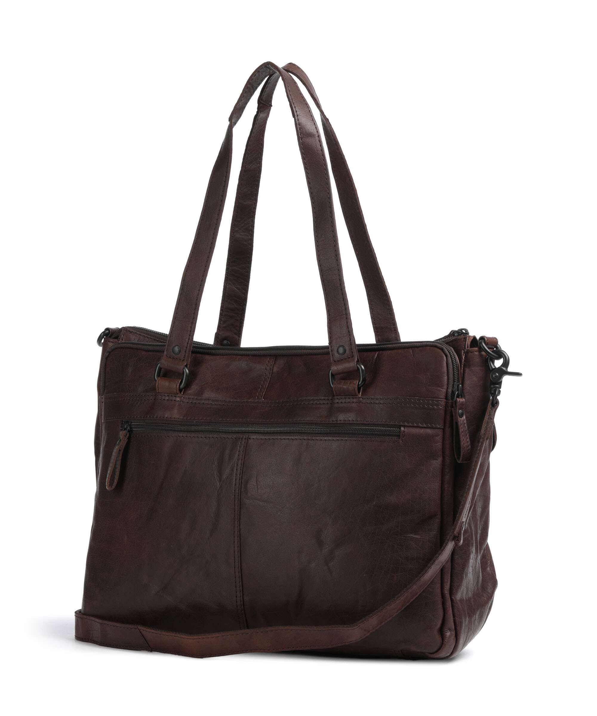 Spikes & Sparrow Bronco Fee Aktówka dark brown - Image 2