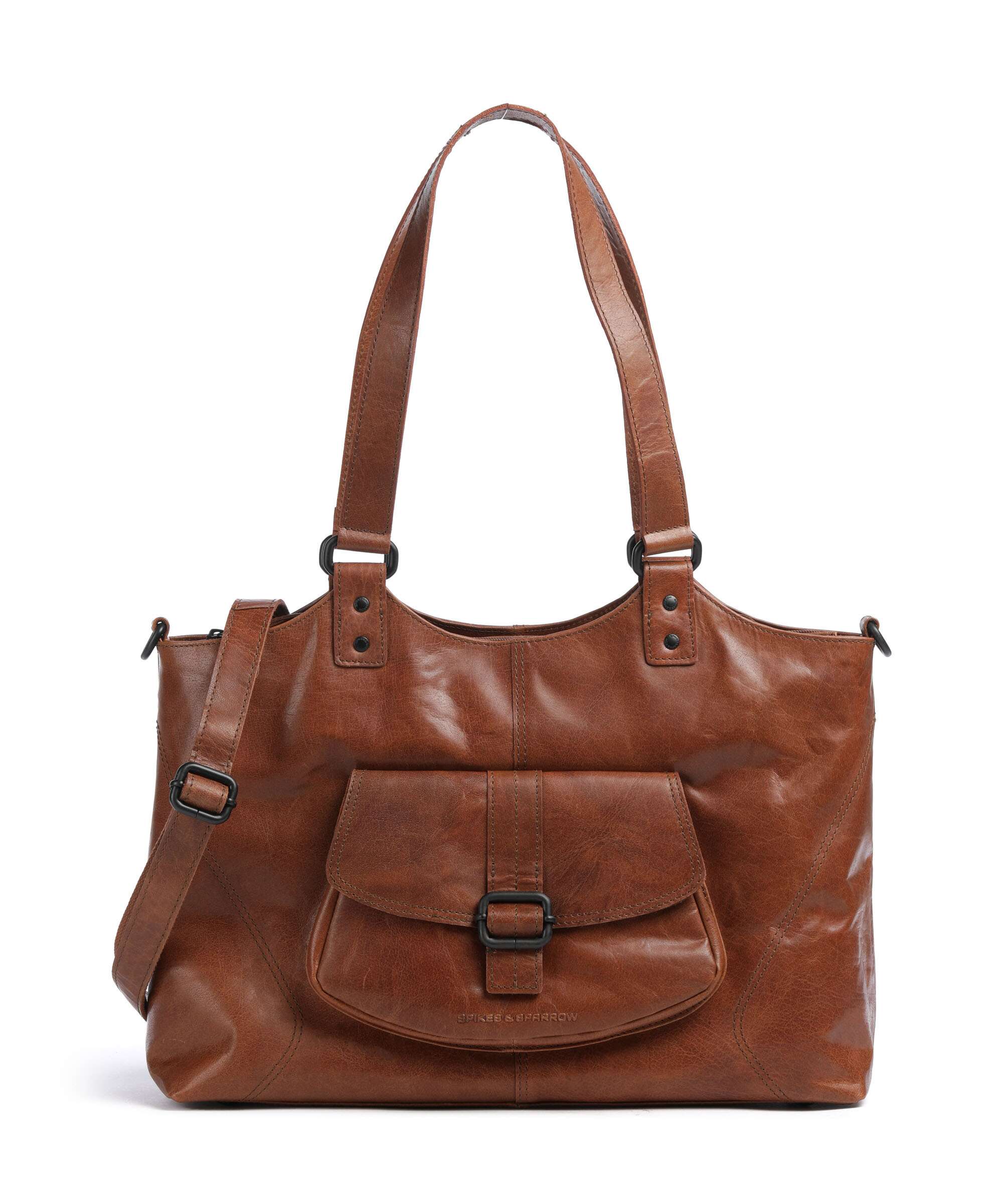 Spikes & Sparrow Bronco Kalynn Torba na zakupy brandy