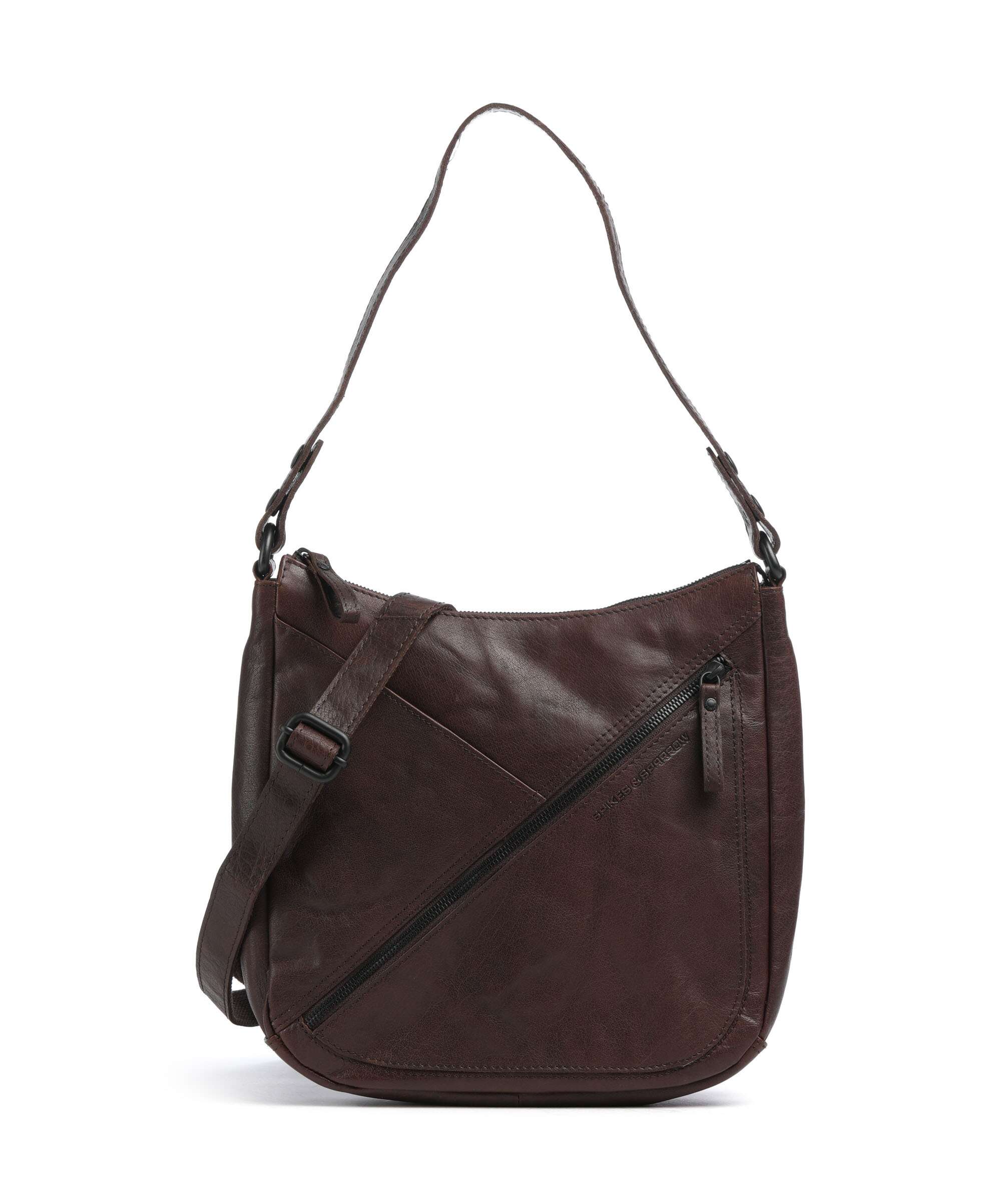 Spikes & Sparrow Bronco Lillia Torebka worek dark brown