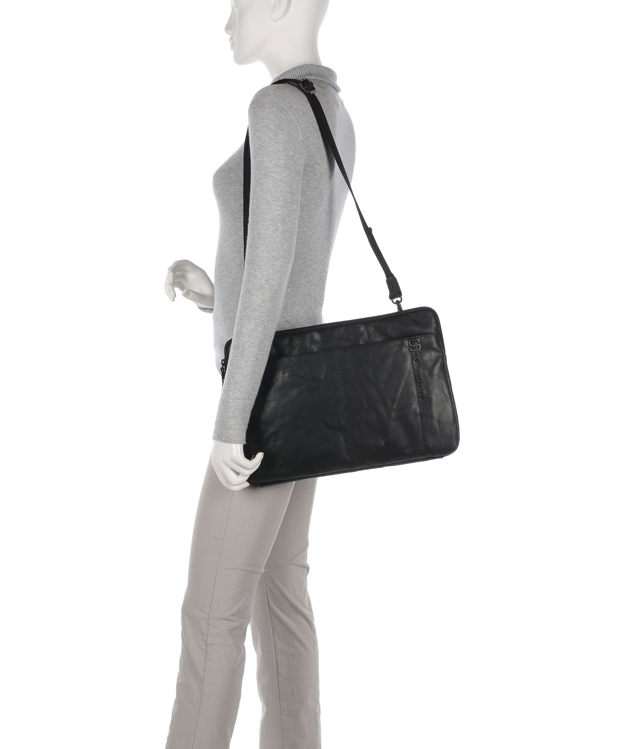 Spikes & Sparrow Bronco Torba na laptopa black - Image 3