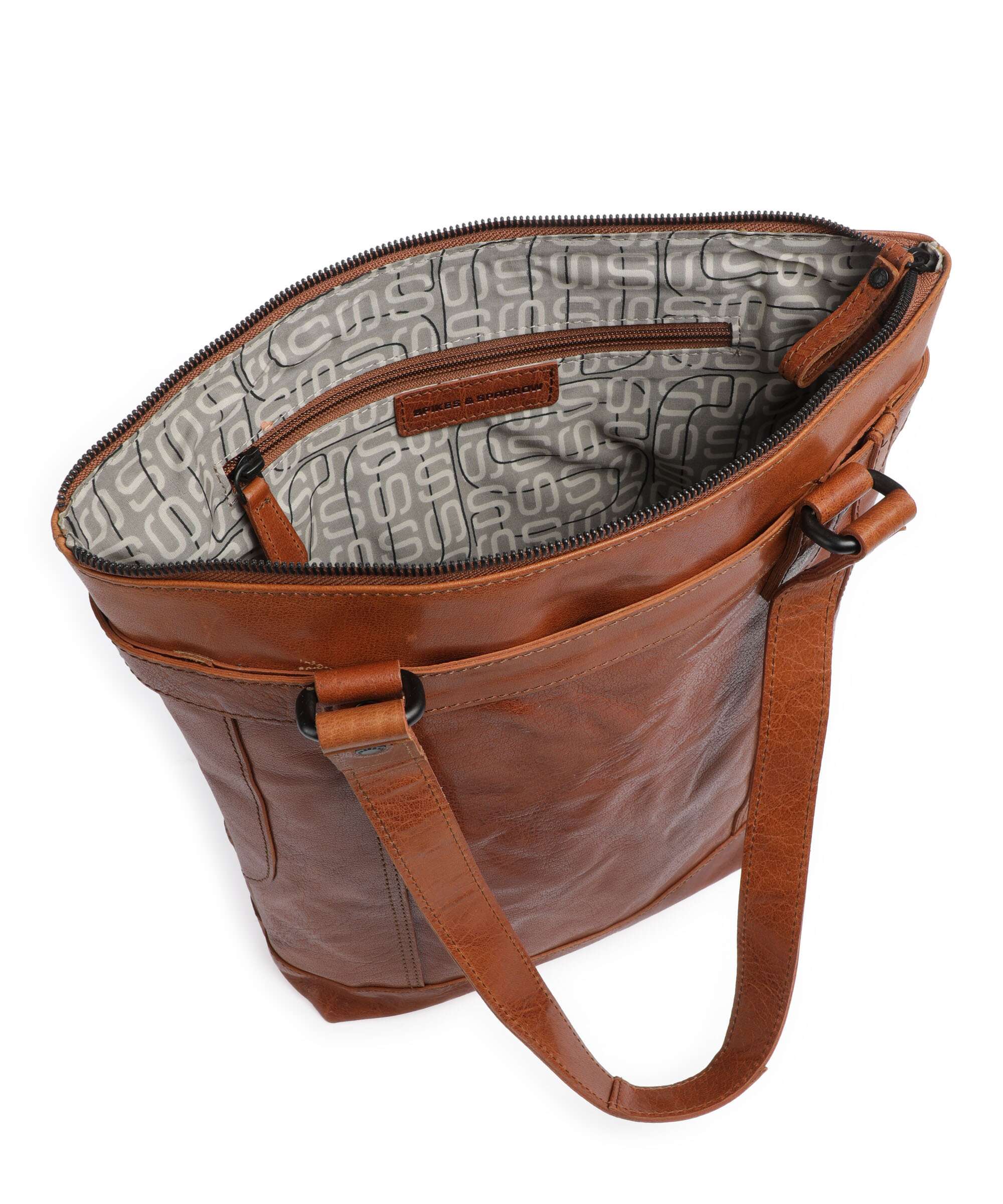Spikes & Sparrow Bronco Torba na zakupy cognac - Image 6