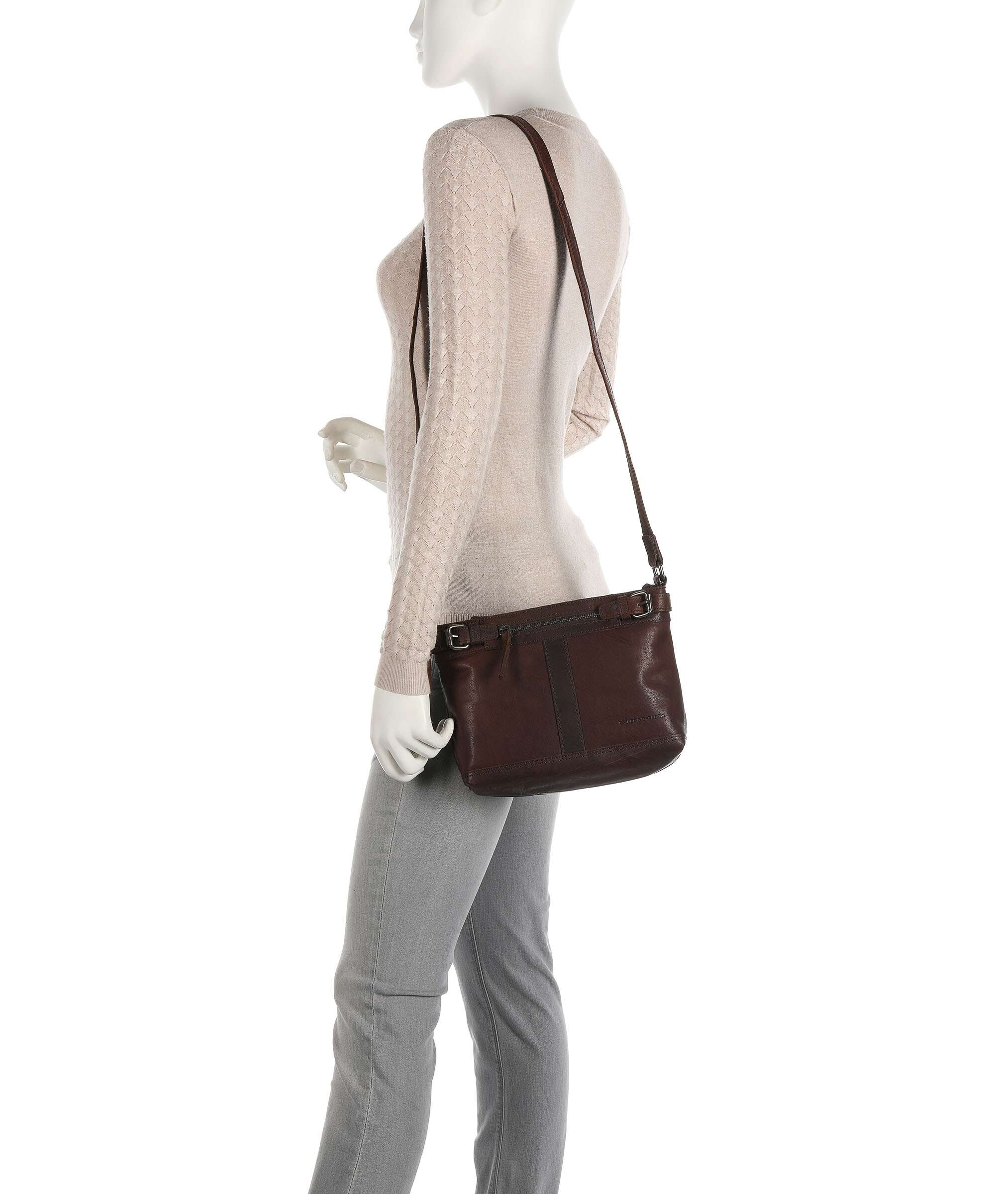 Spikes & Sparrow Bronco Torba przez ramię dark brown - Image 3