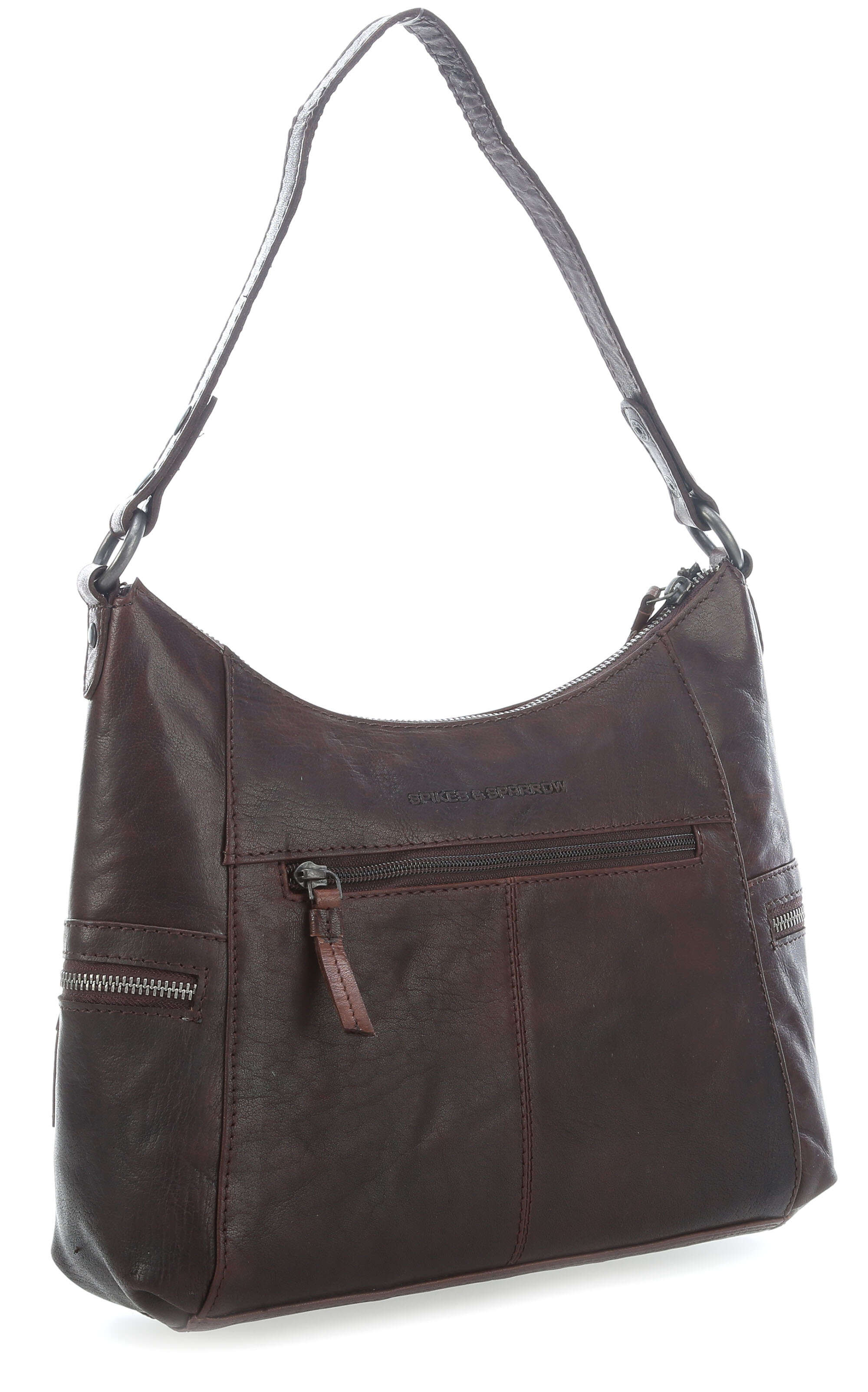 Spikes & Sparrow Bronco Toronto Torebka worek dark brown - Image 5