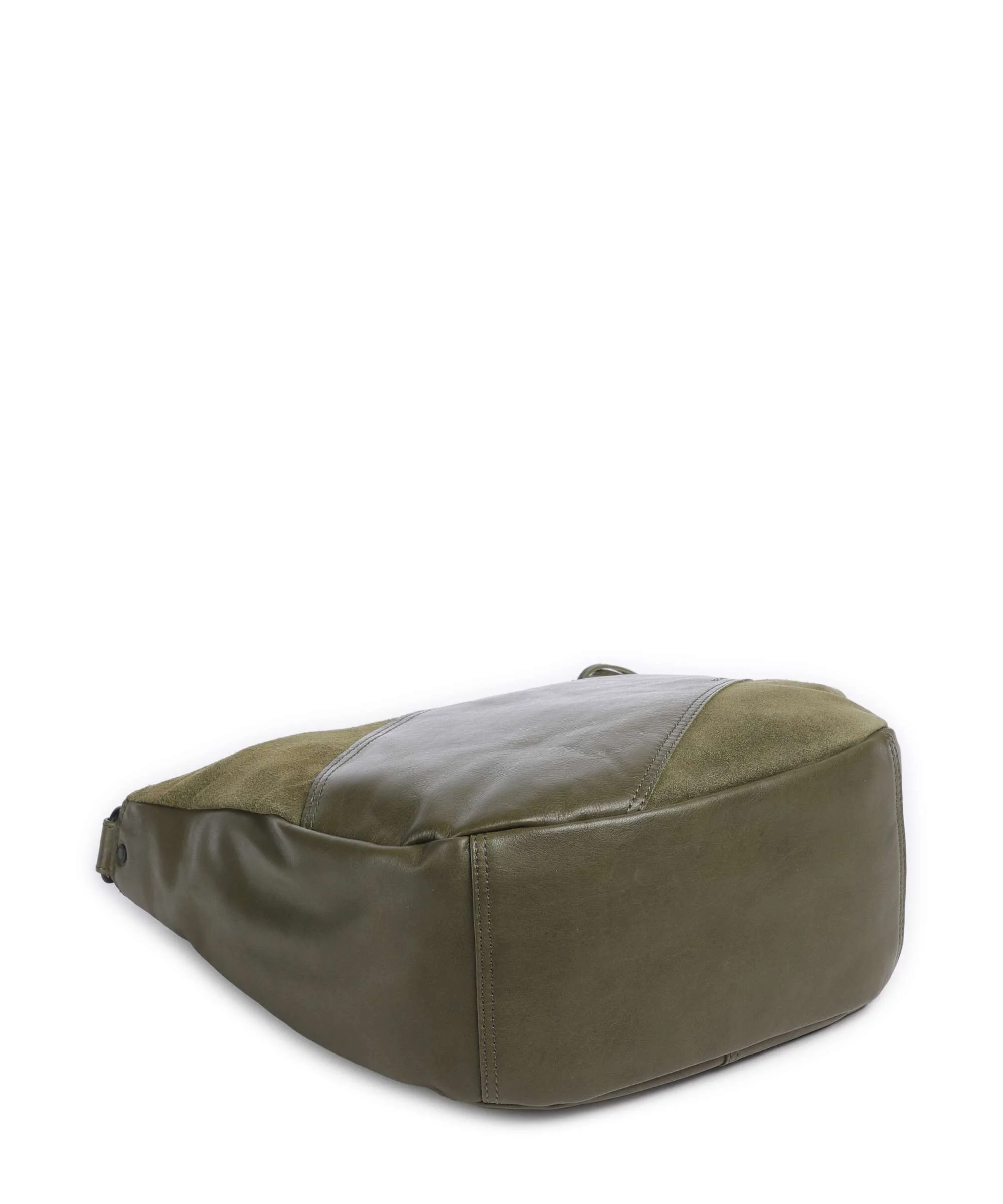 Spikes & Sparrow Suede Mix Natalia Torebka worek green - Image 4