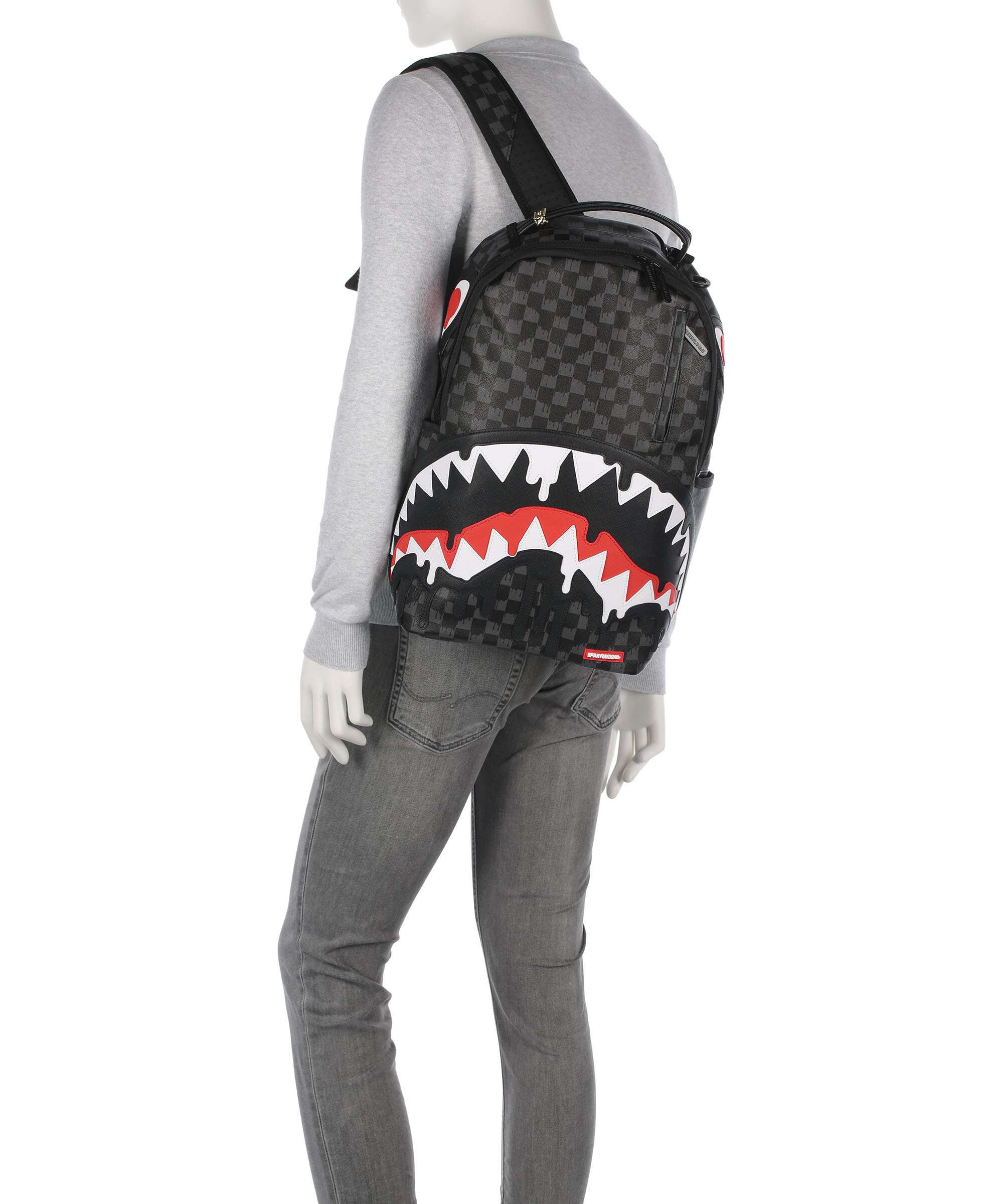 Sprayground Dripping Sharks in Paris Plecak black - Image 3