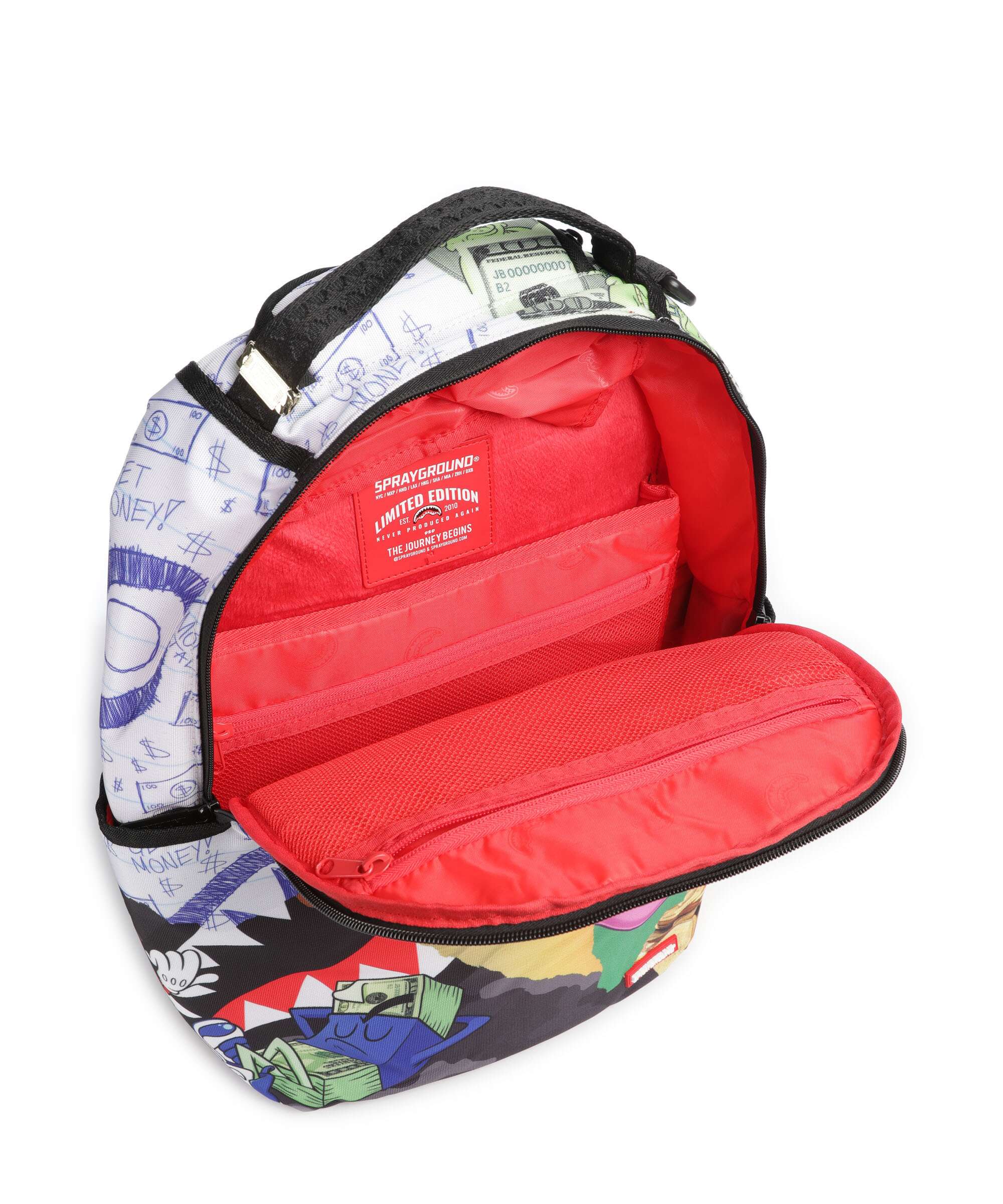 Sprayground Mean Money Collage Plecak multicolour - Image 5