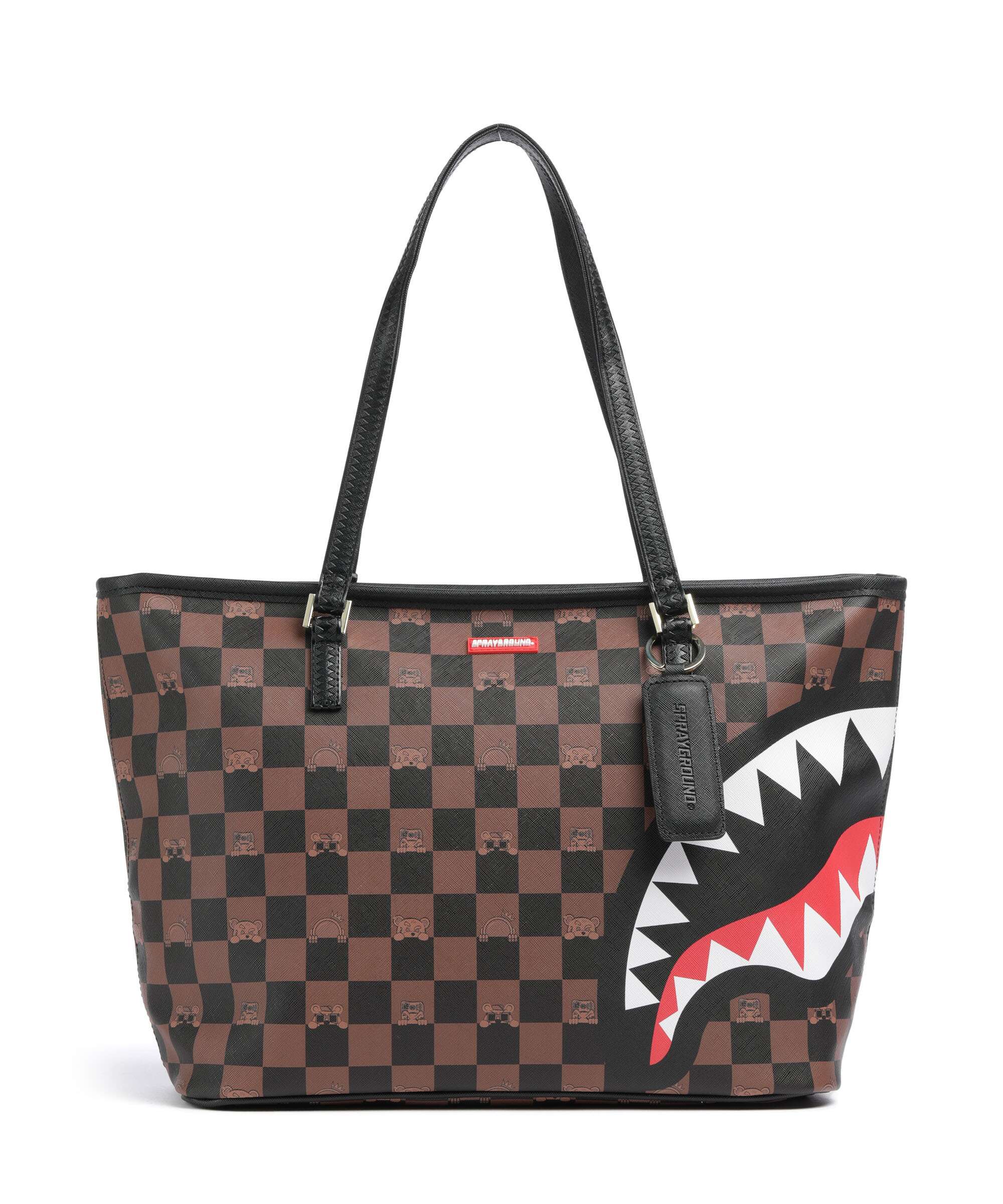 Sprayground Peeking Character Check Torba na zakupy multicolour