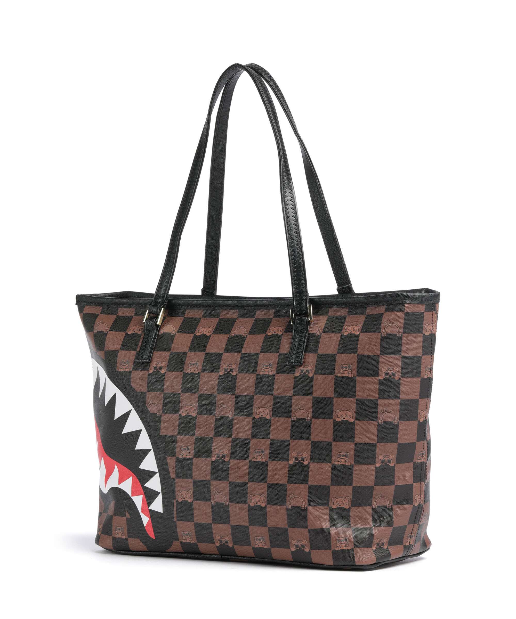 Sprayground Peeking Character Check Torba na zakupy multicolour - Image 2
