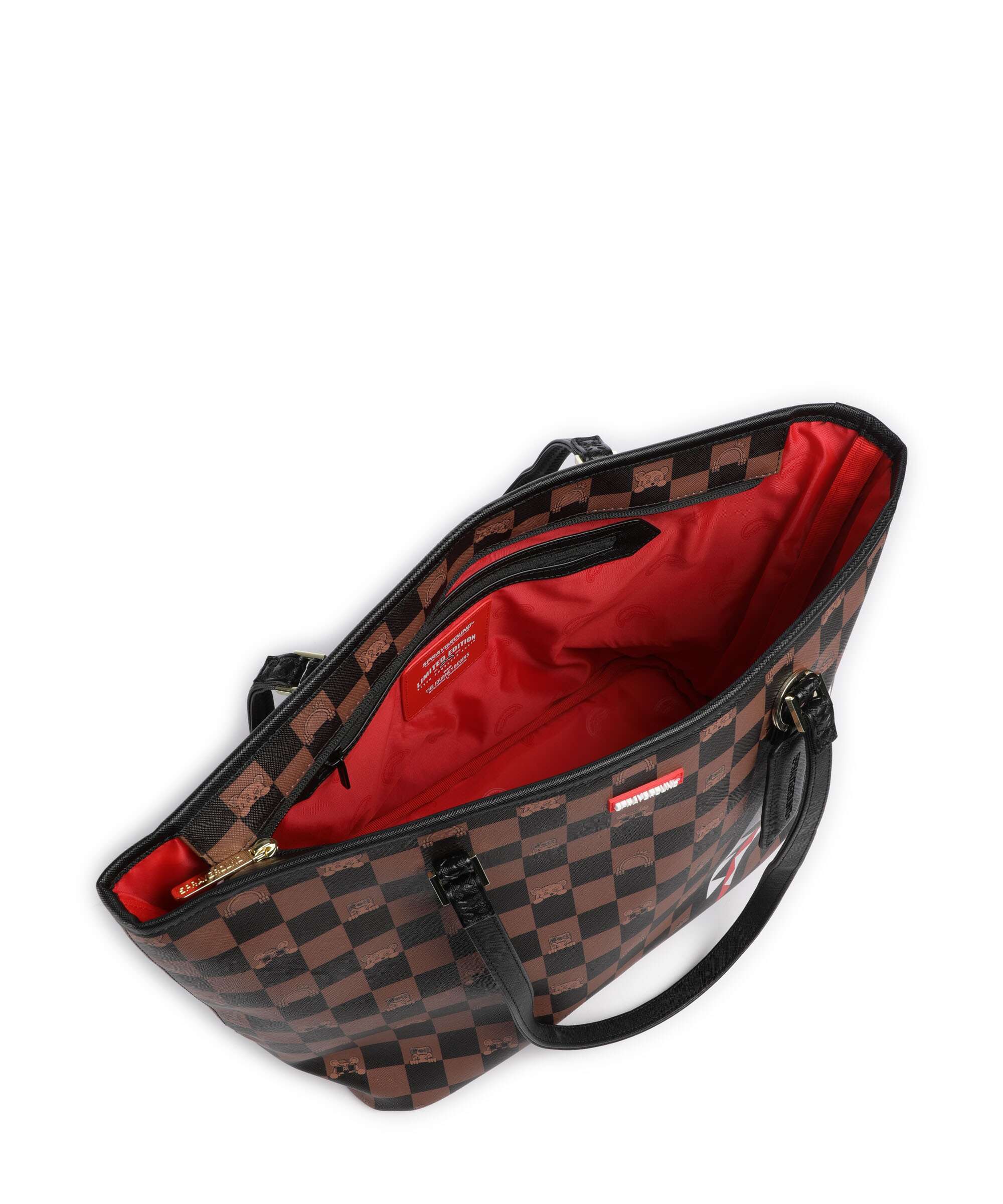 Sprayground Peeking Character Check Torba na zakupy multicolour - Image 6