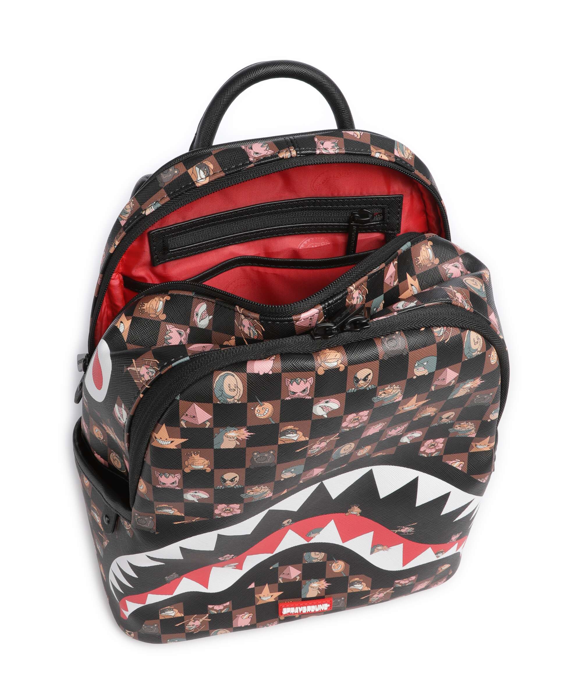 Sprayground Peeking Characters Remix Plecak brown - Image 5