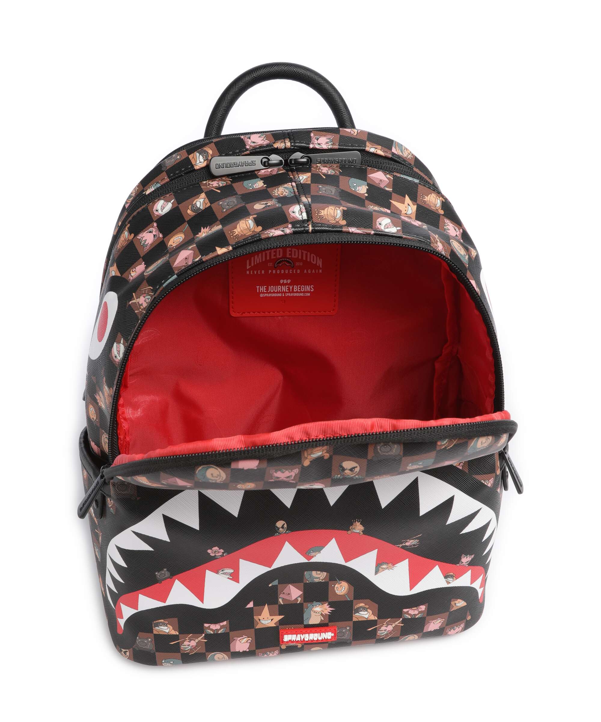 Sprayground Peeking Characters Remix Plecak brown - Image 6