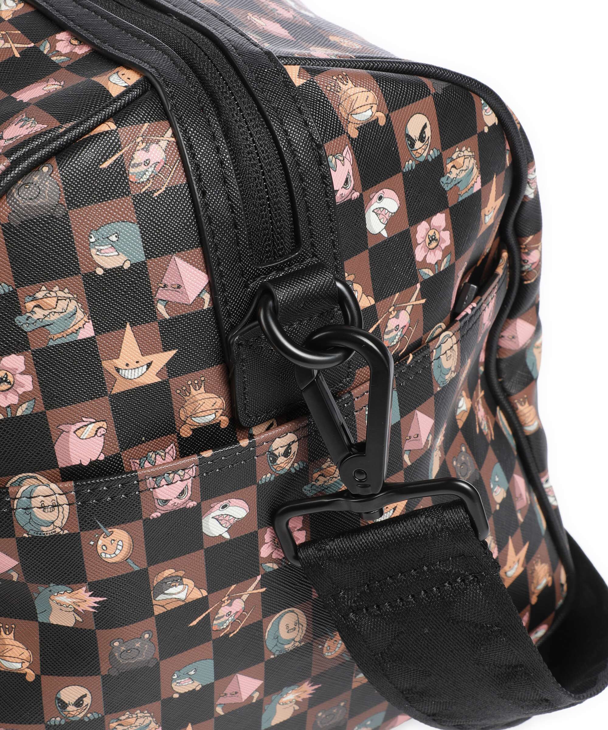 Sprayground Peeking Characters Remix Torba weekendowa brown - Image 4