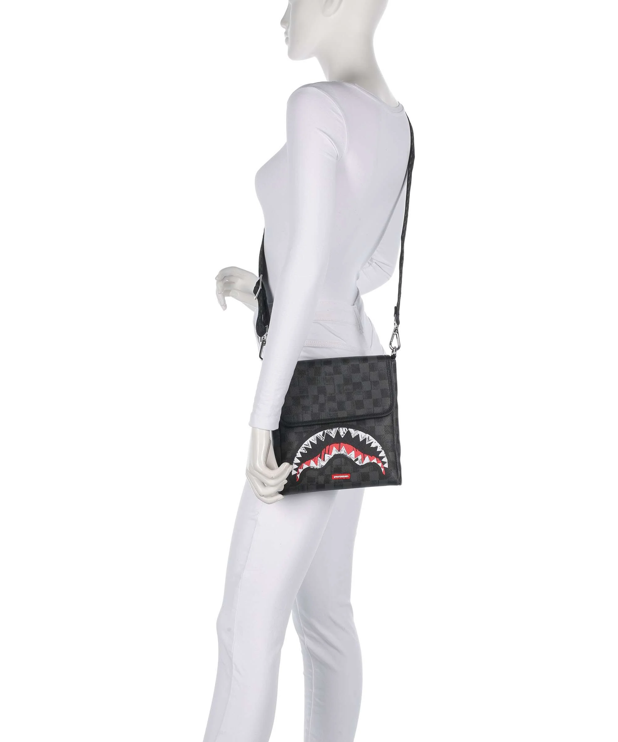 Sprayground Scribble Shark Torba przez ramię multicolour - Image 3