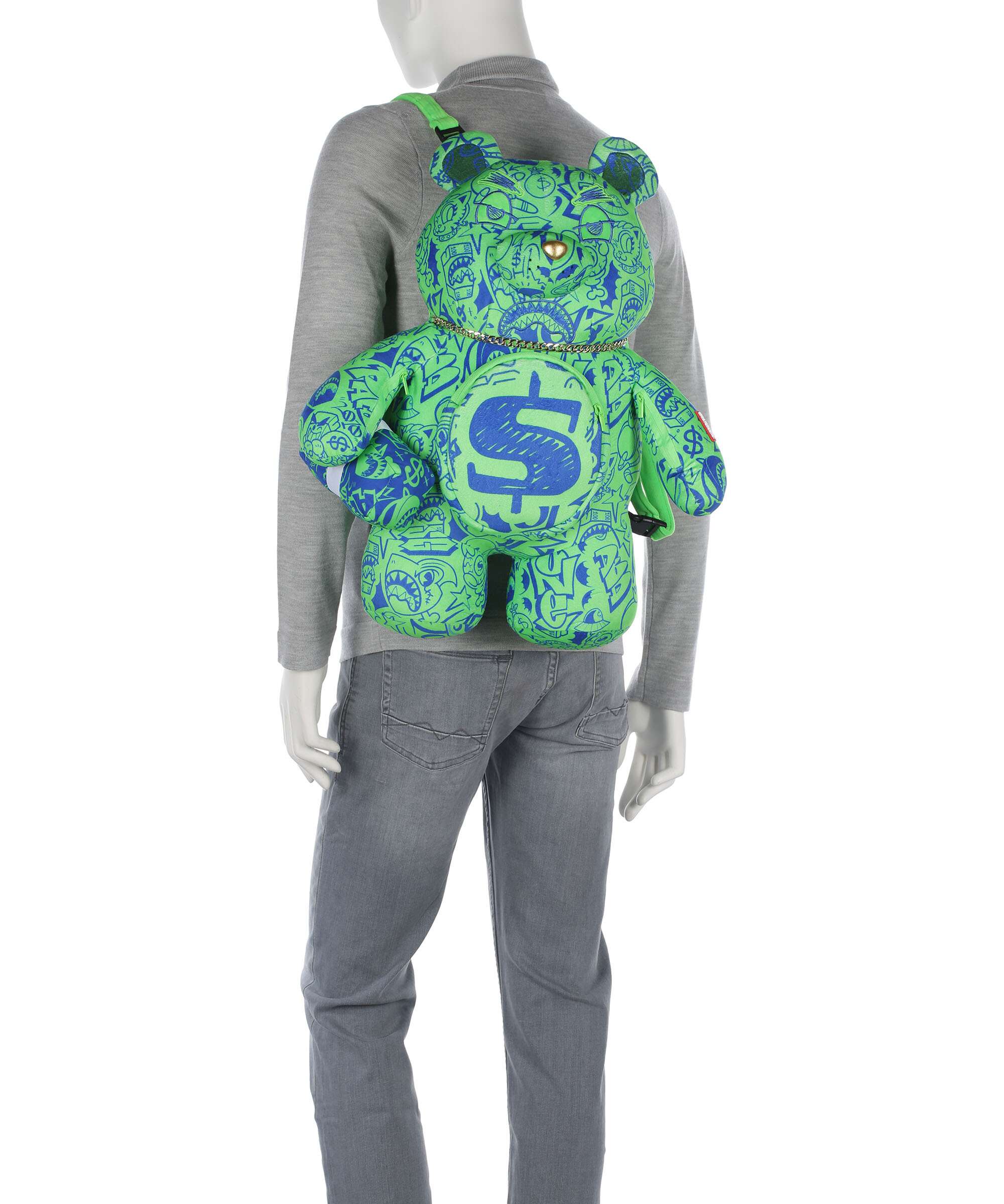 Sprayground Tatted Up No Face Moneybear Plecak multicolour - Image 3