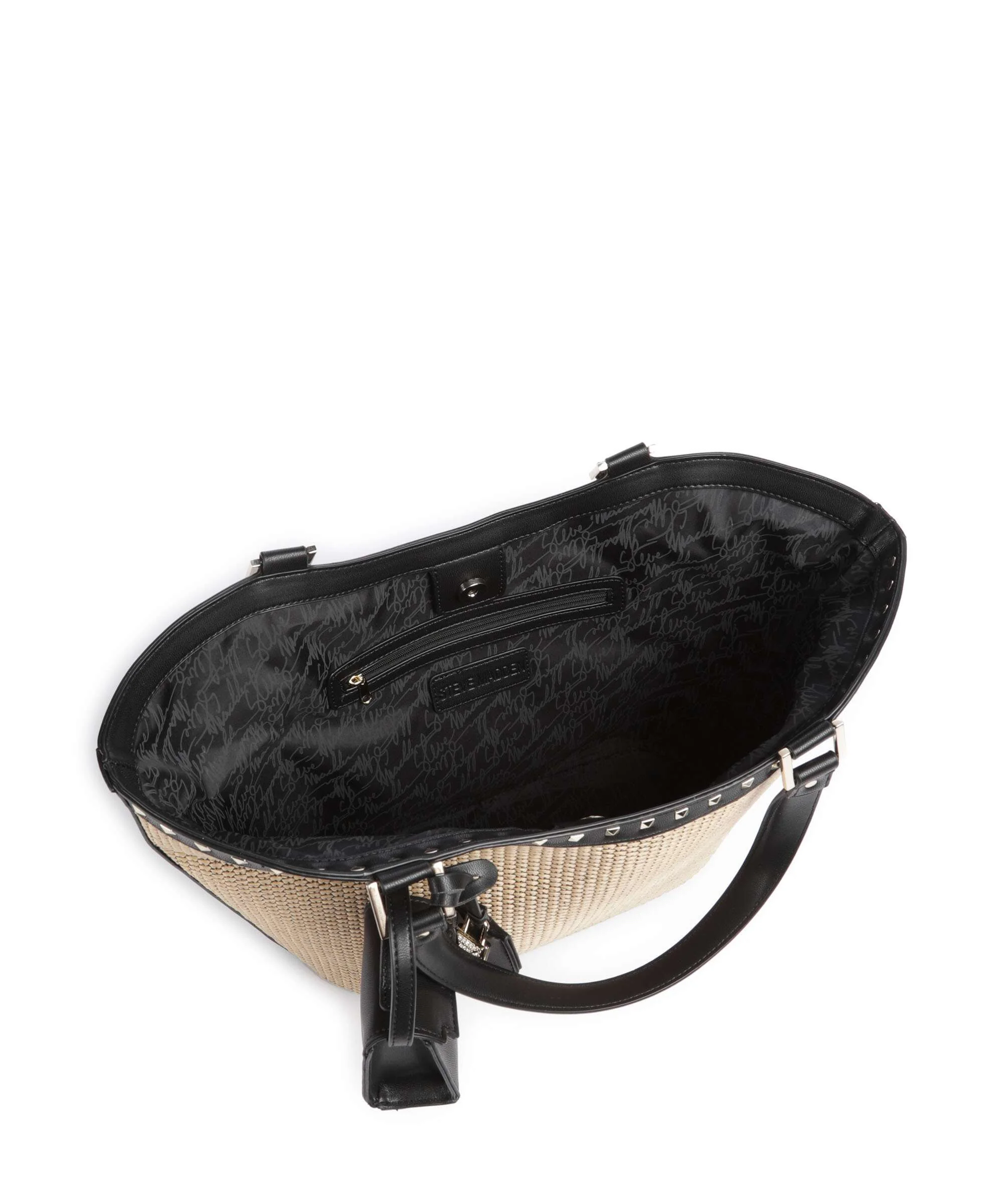 Steve Madden BAGULLA Torba na zakupy black/natural - Image 6