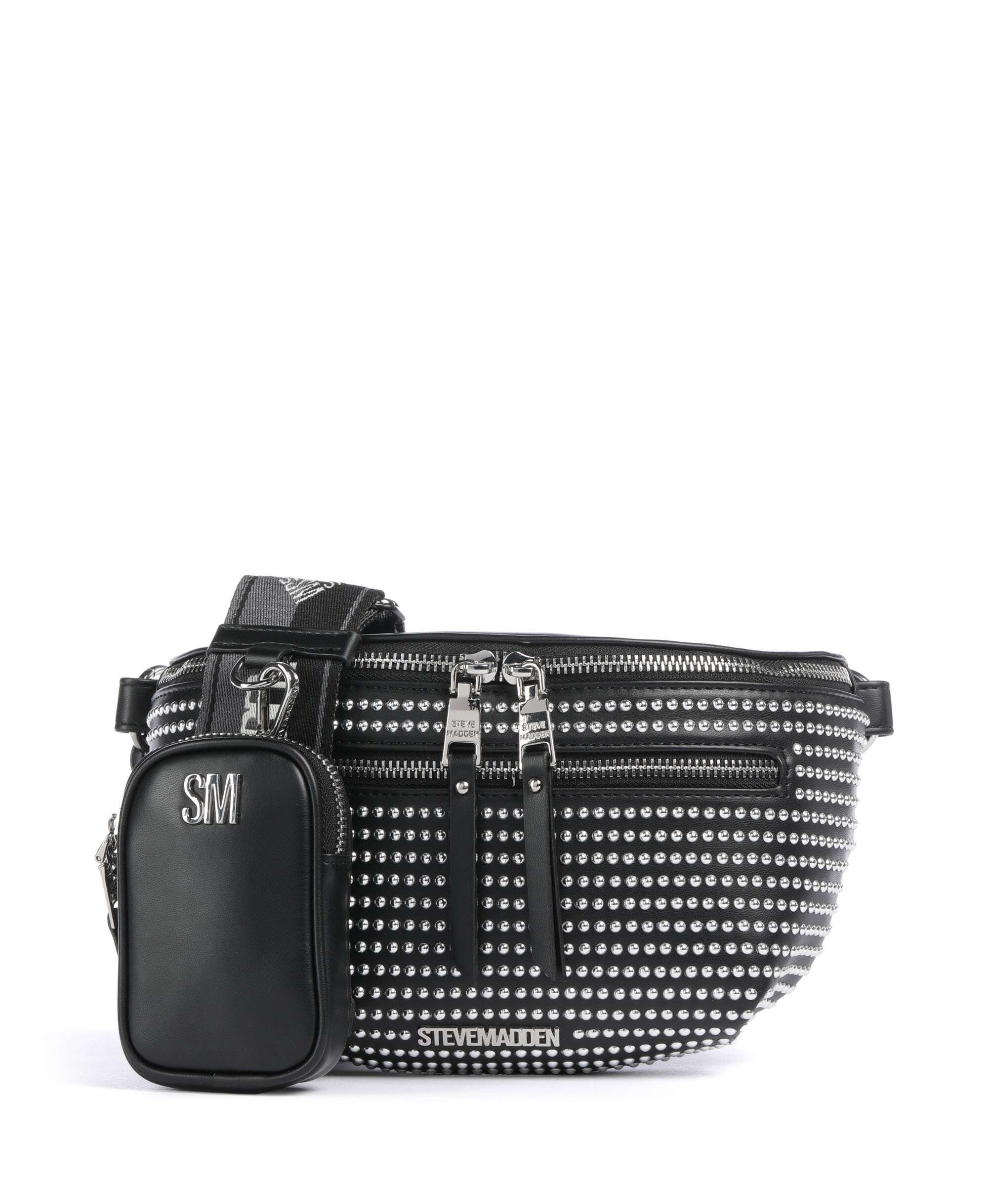 Steve Madden BCLARKES Saszetka nerka black/silver