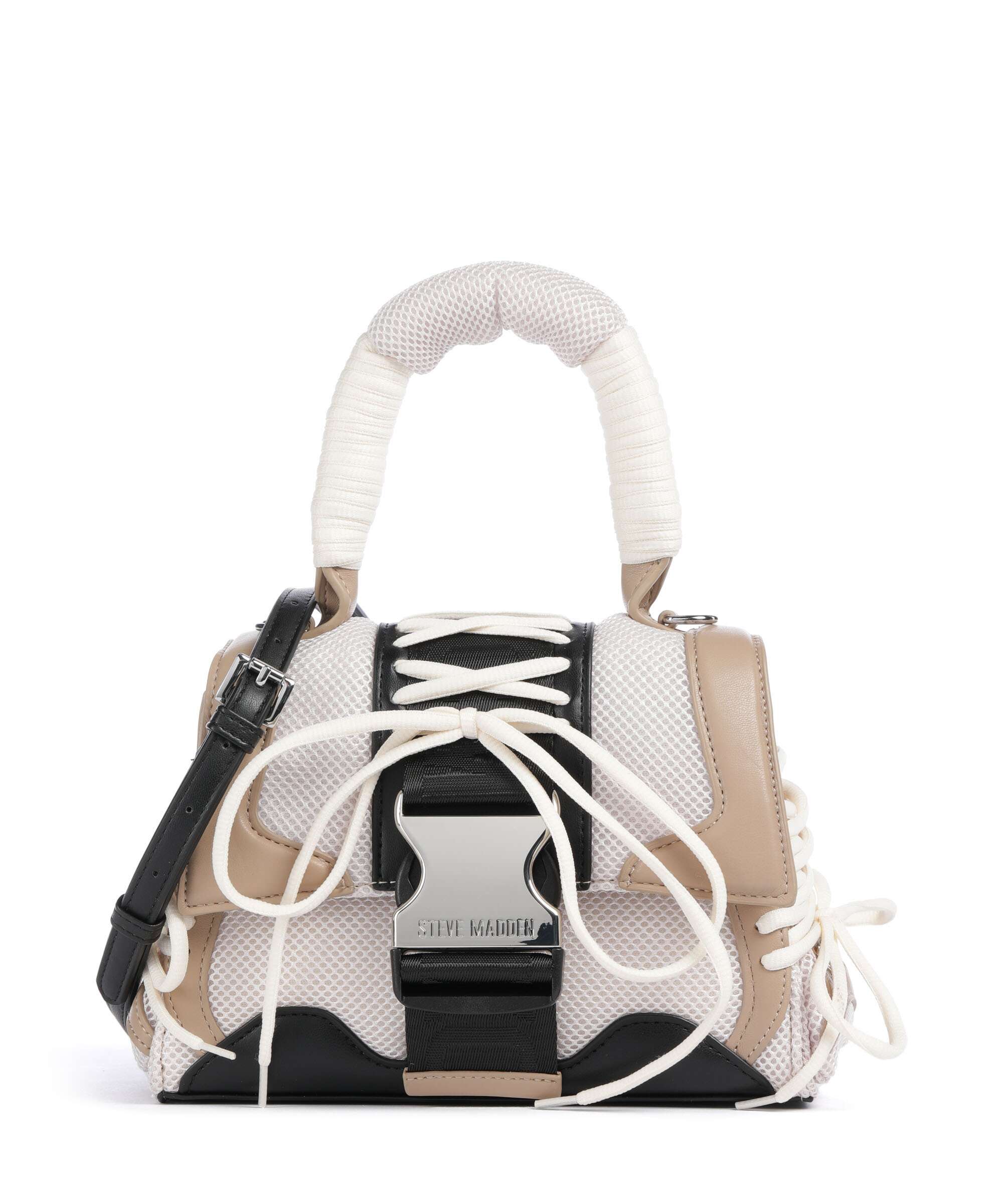 Steve Madden BDIEGO Torebka cream/black