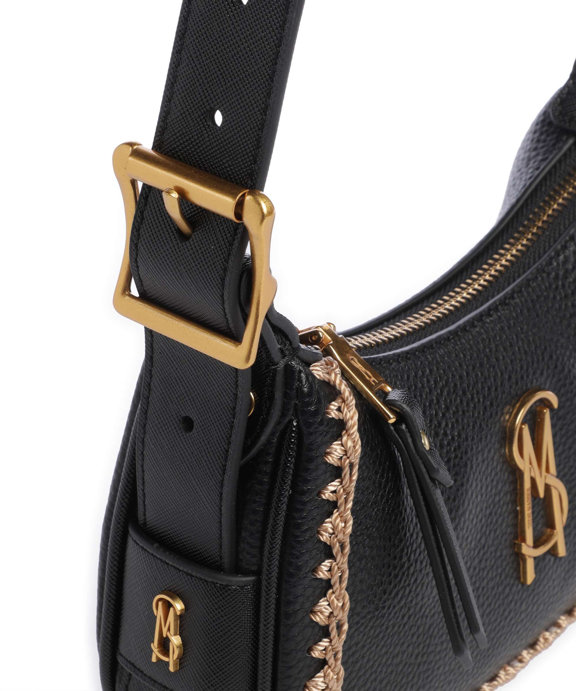 Steve Madden BELIA Torba na ramię black/gold - Image 4