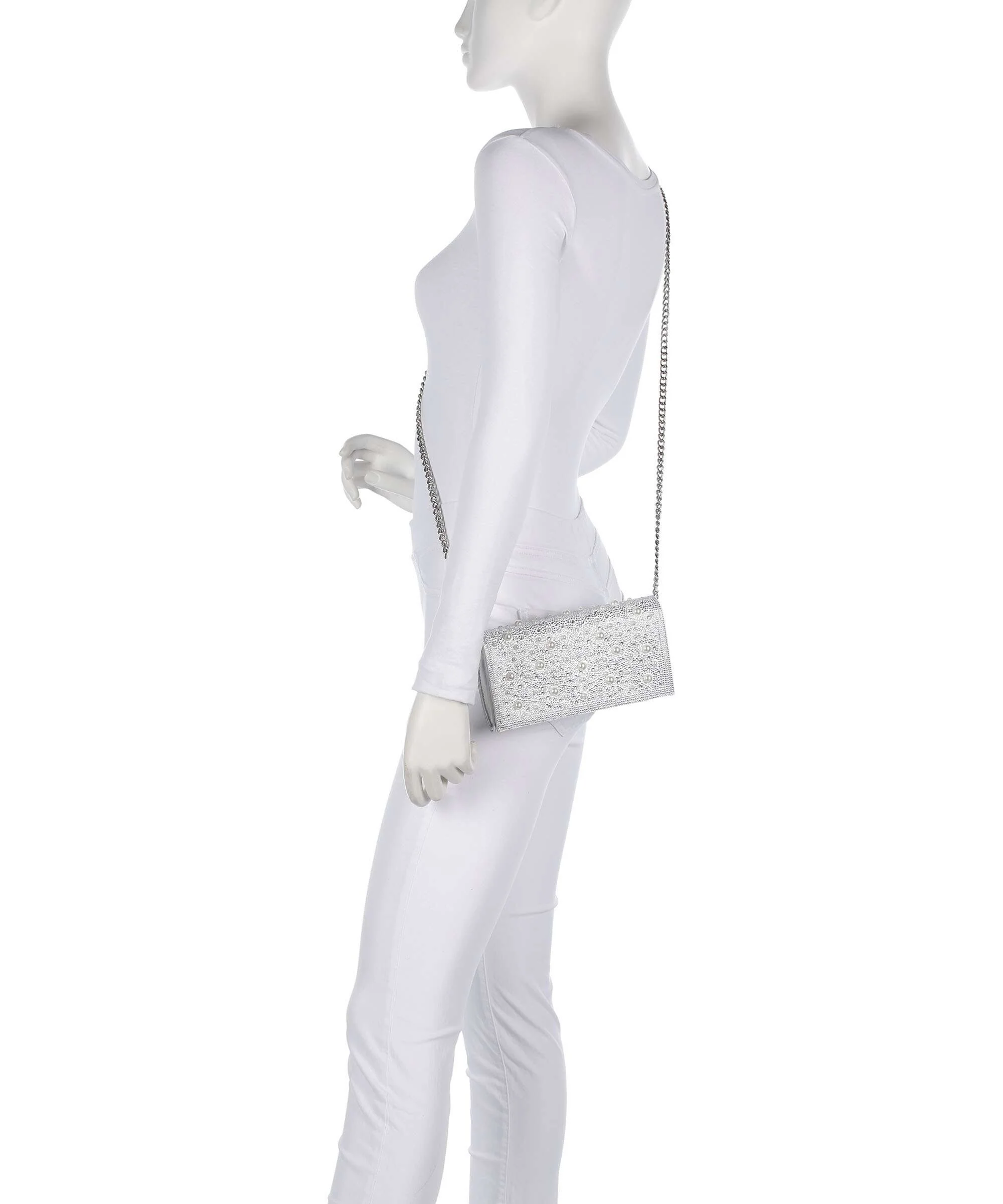 Steve Madden BFOREVER Torba przez ramię silver pearl - Image 3