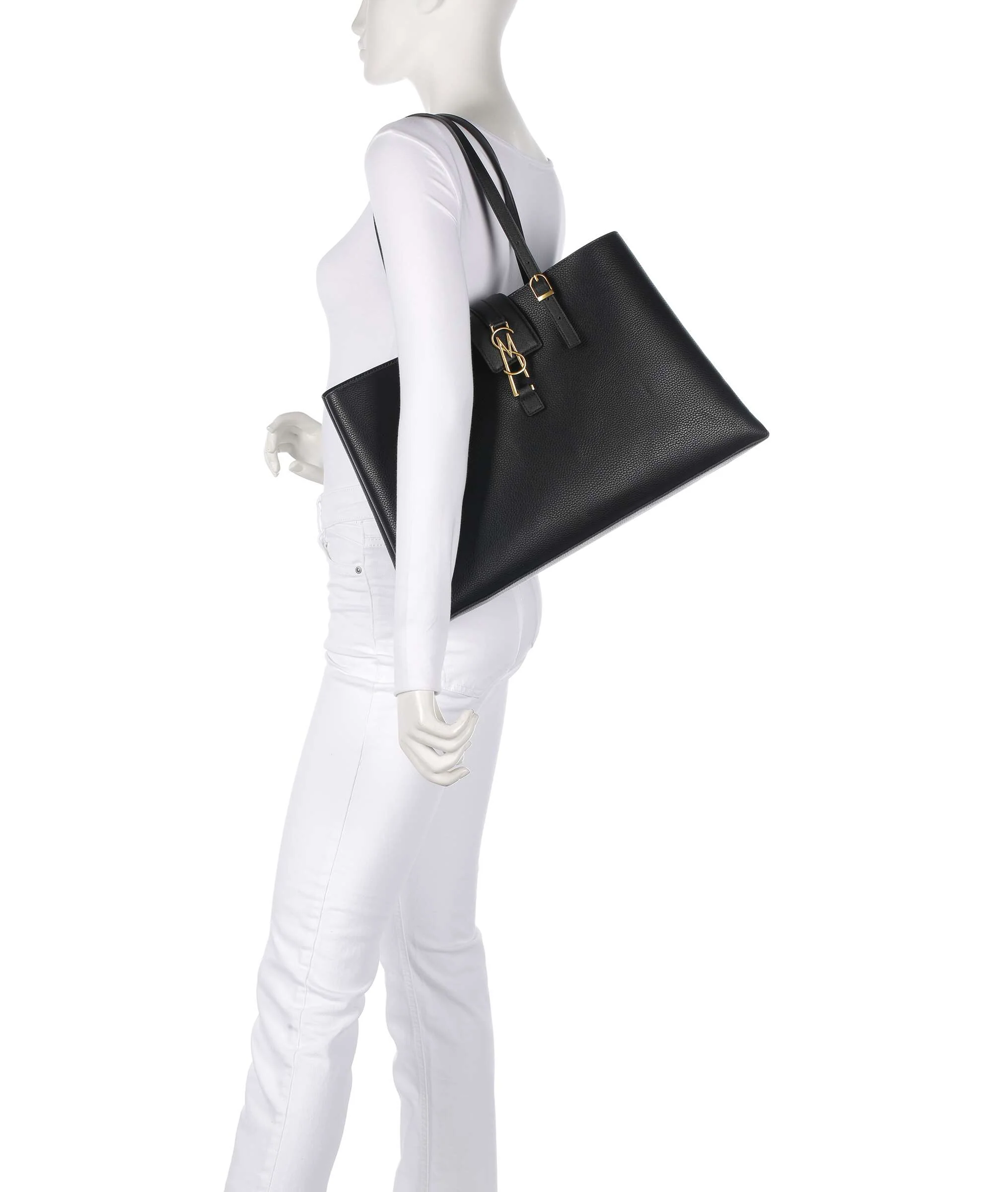 Steve Madden BKING-P Torba na zakupy black/gold - Image 3