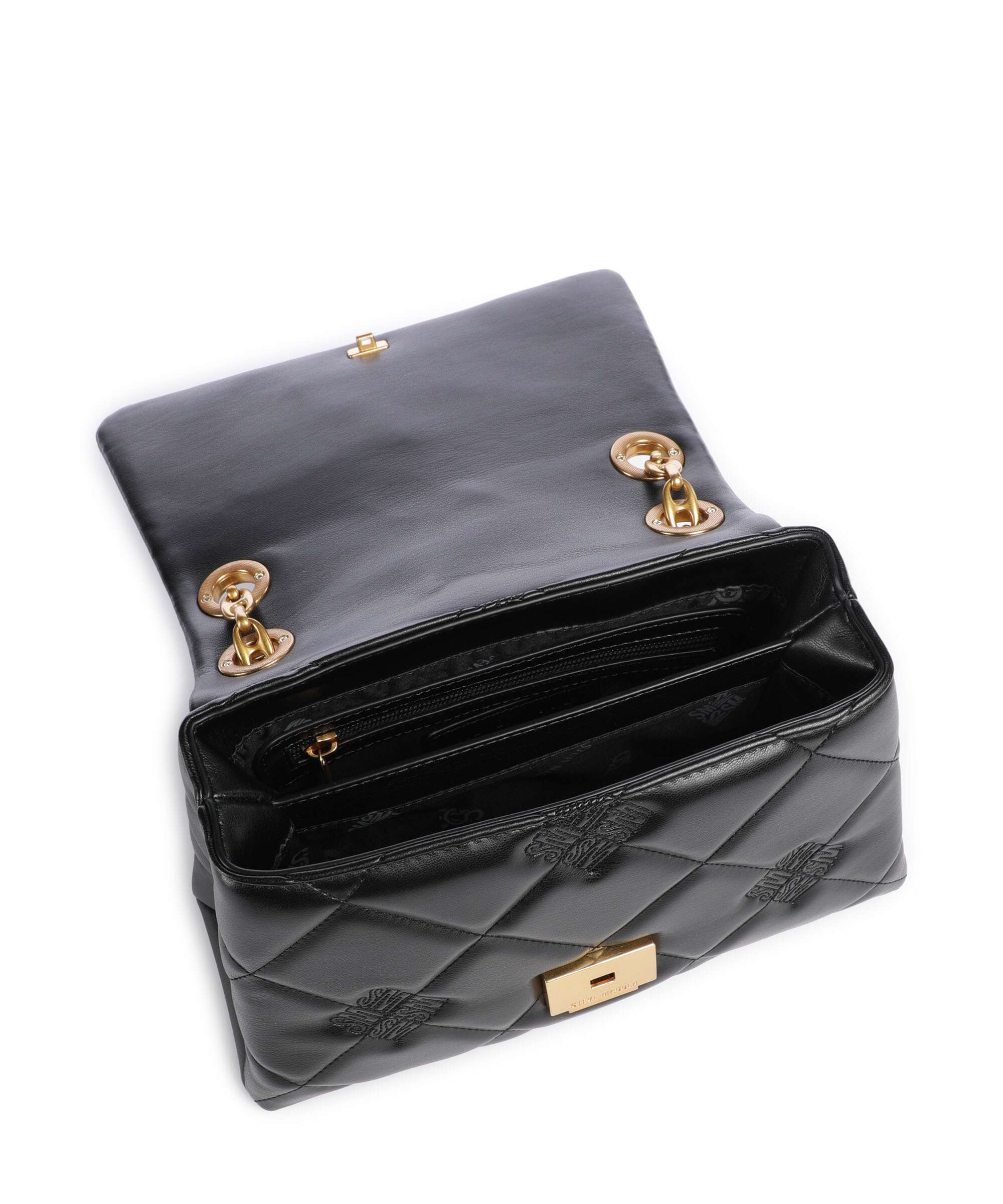 Steve Madden BLANCH Torba na ramię black/gold - Image 7