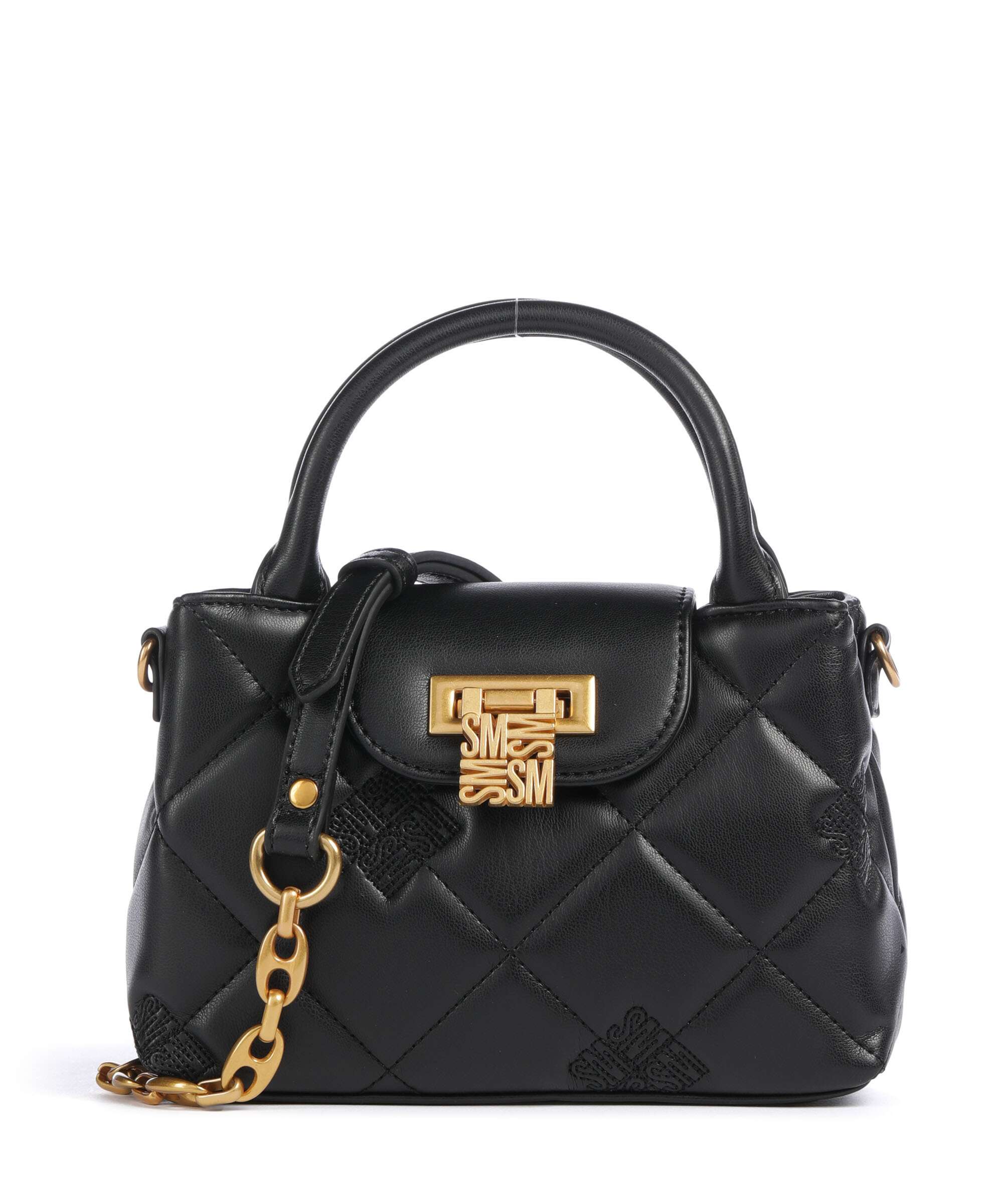 Steve Madden BOSCO Torba przez ramię black/gold