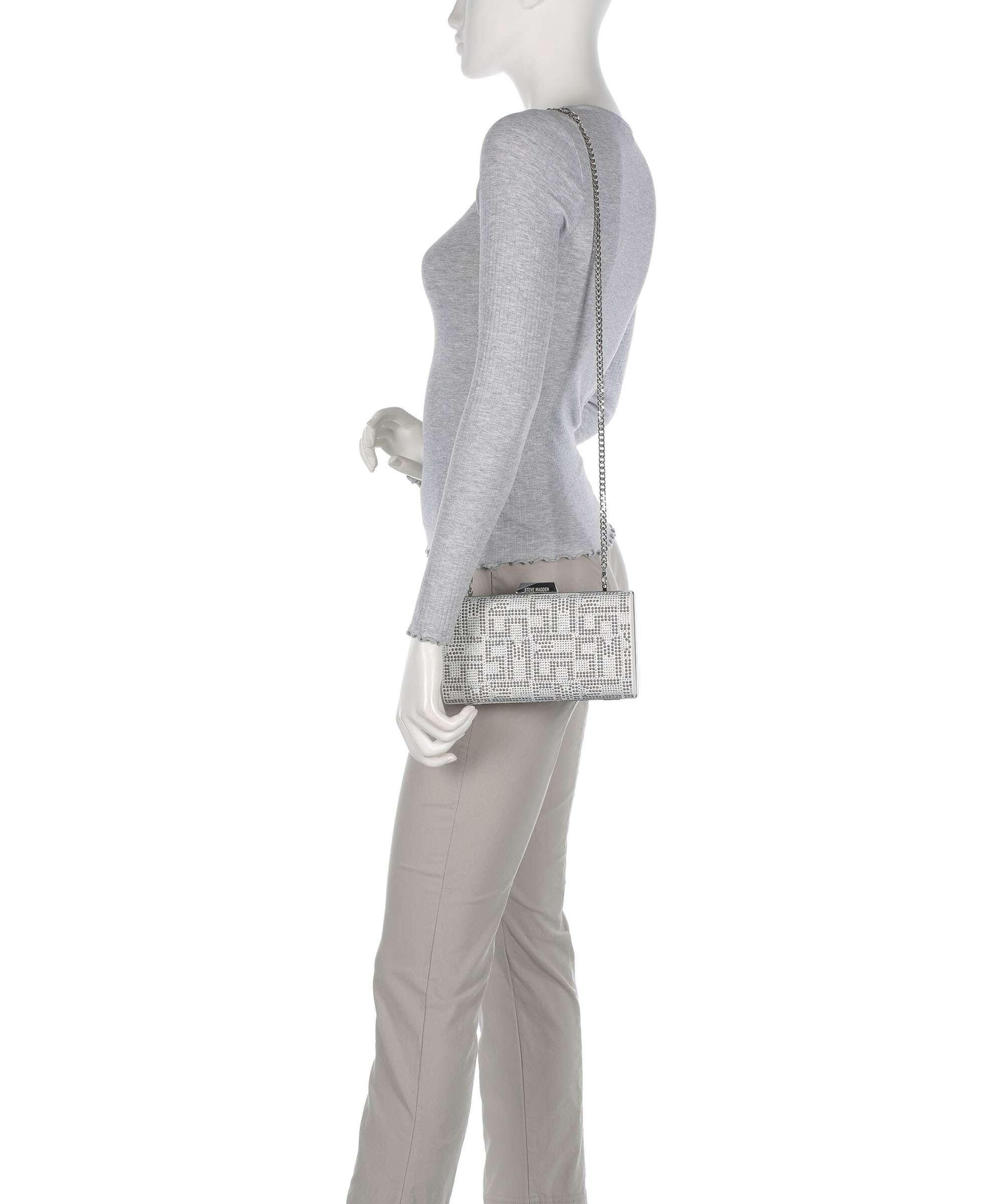 Steve Madden BZORA Torba przez ramię silver - Image 4