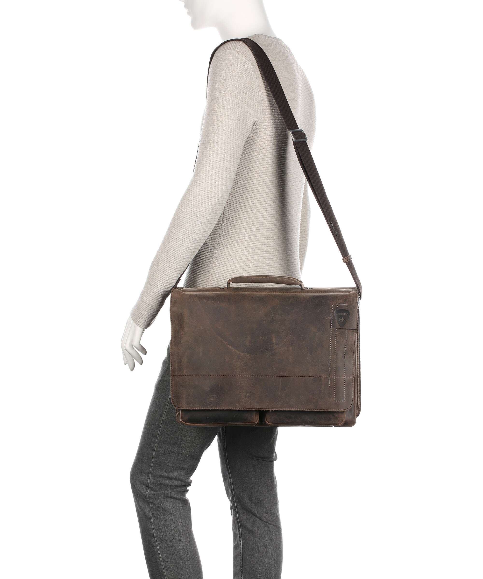 Strellson Aktówka dark brown - Image 3