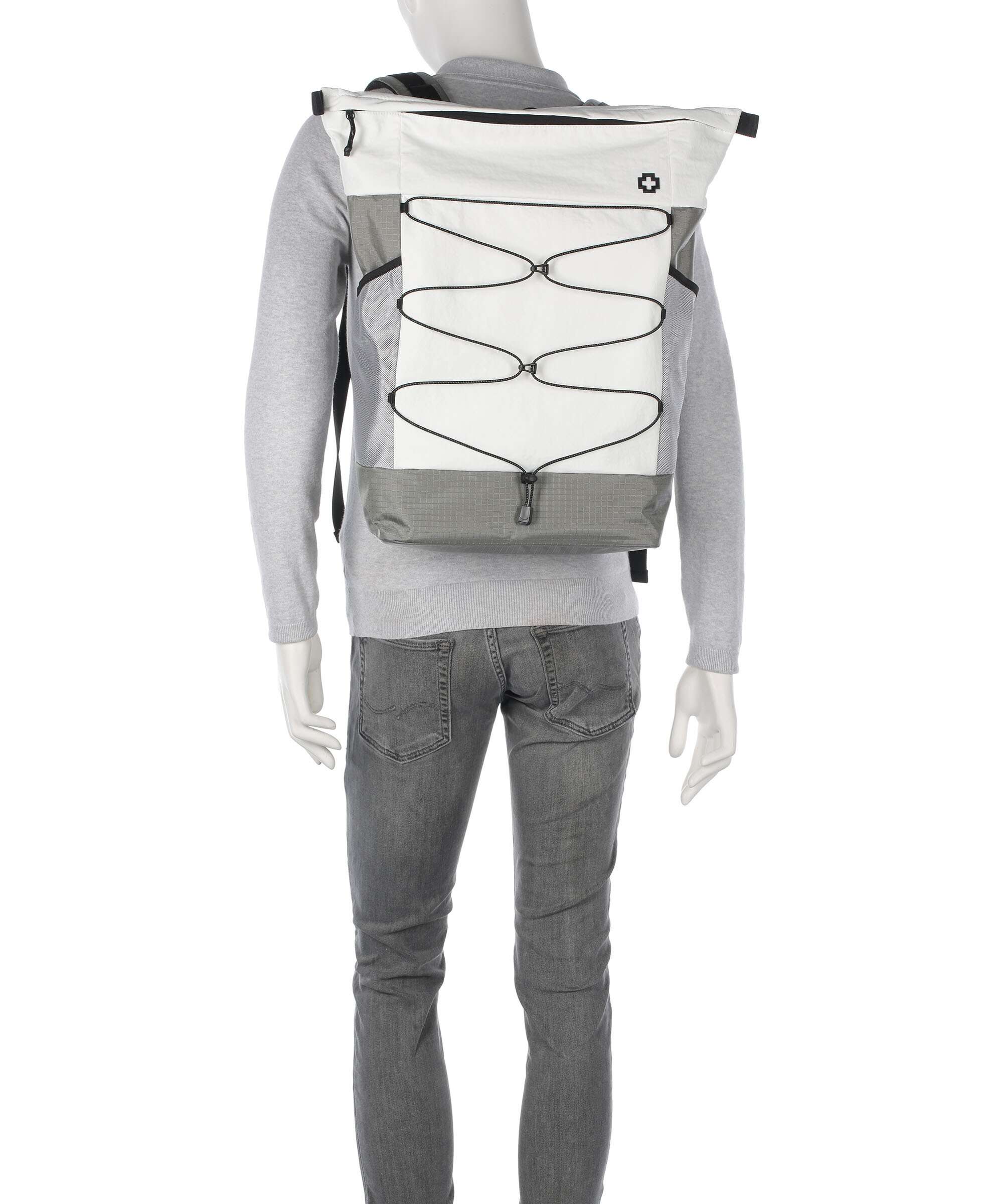 Strellson Homerton Sebastian Plecak z rolowanym zamknięciem offwhite - Image 3