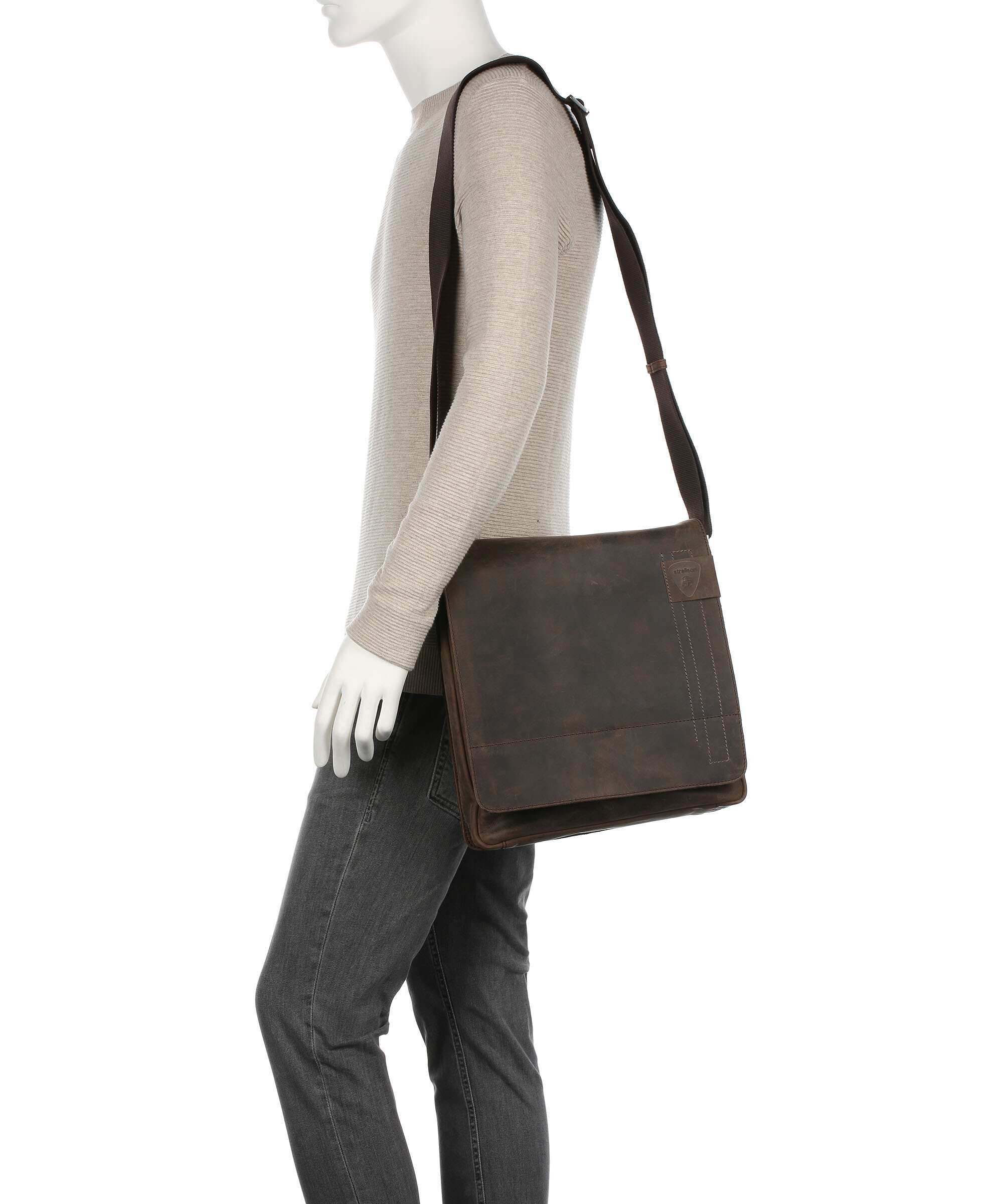 Strellson Richmond Torba na ramię dark brown - Image 3