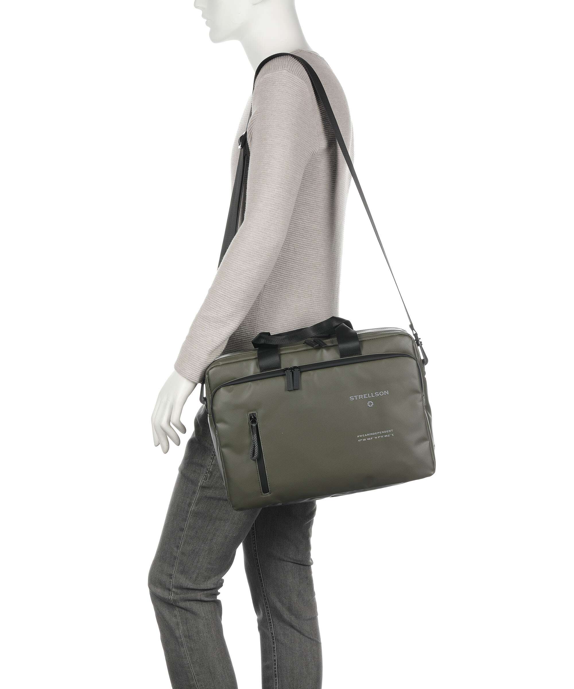 Strellson Stockwell 2.0 Aktówka khaki - Image 3