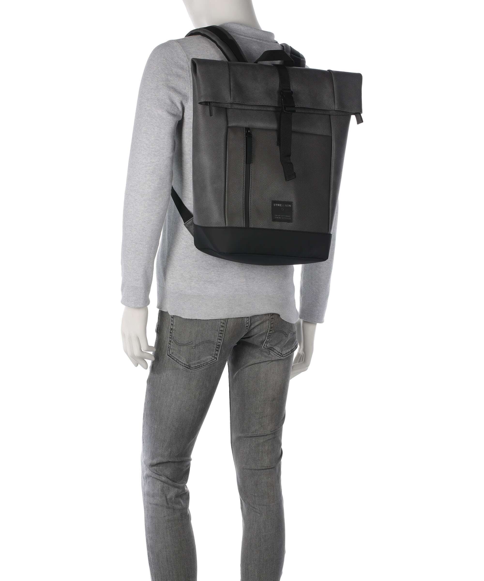 Strellson Westferry Plecak z rolowanym zamknięciem darkgrey - Image 3