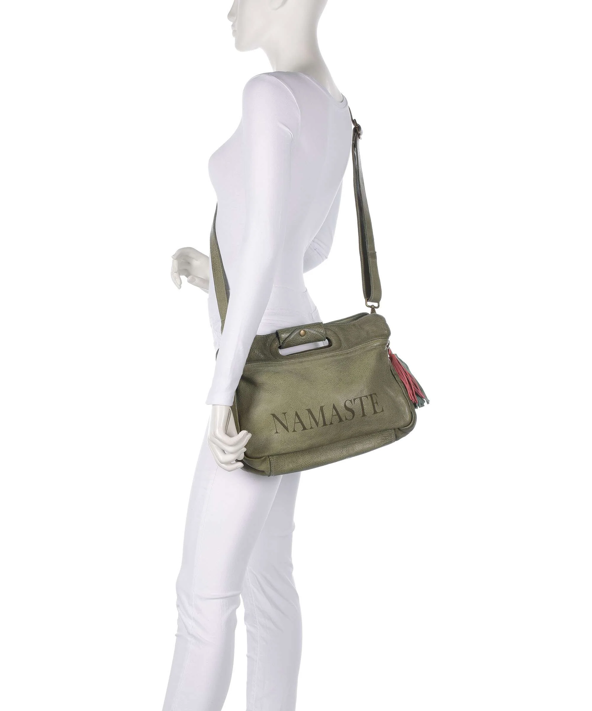 Taschendieb Wien Freundgasse 3 Torba przez ramię green leaf - Image 3