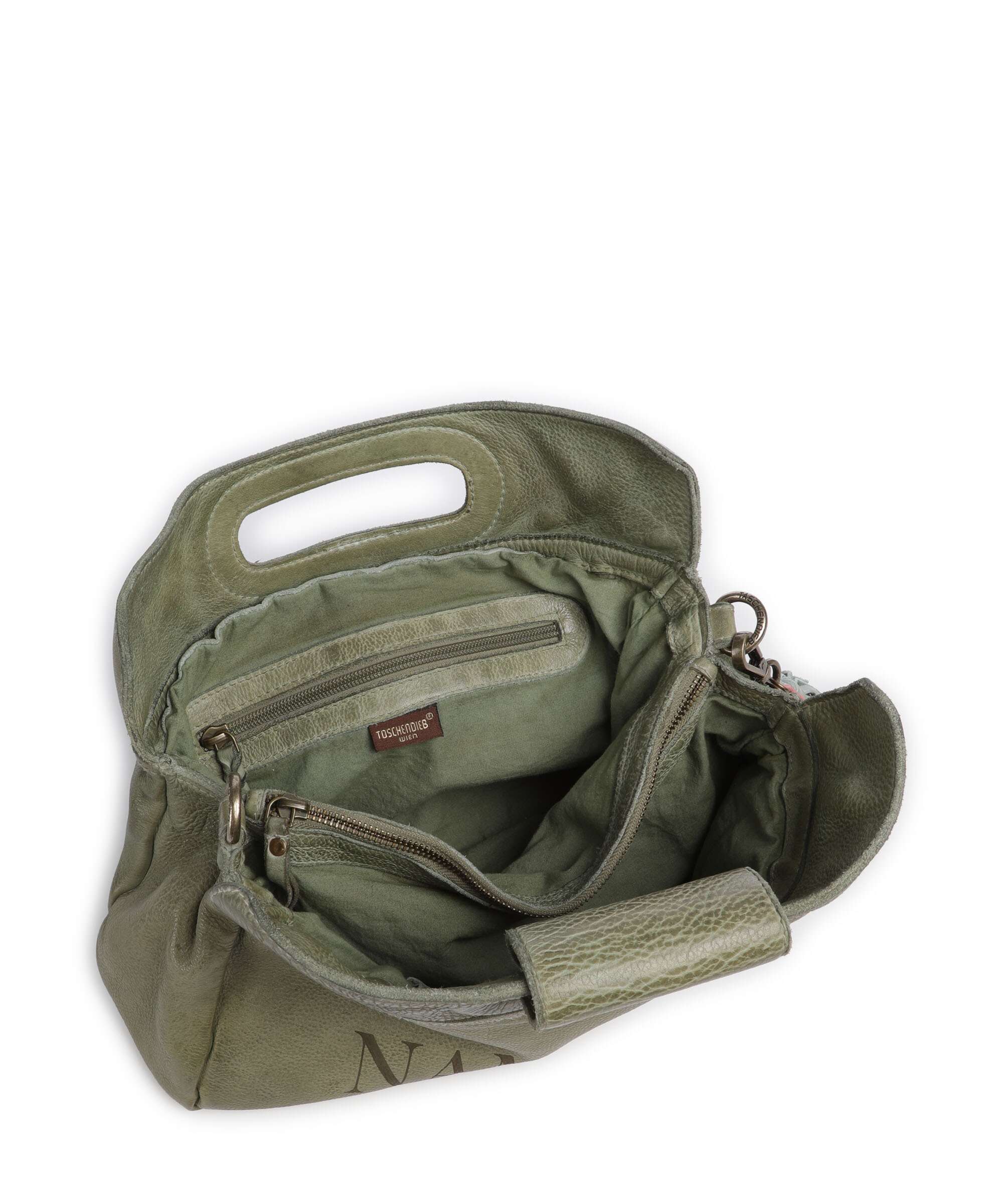 Taschendieb Wien Freundgasse 3 Torba przez ramię green leaf - Image 6