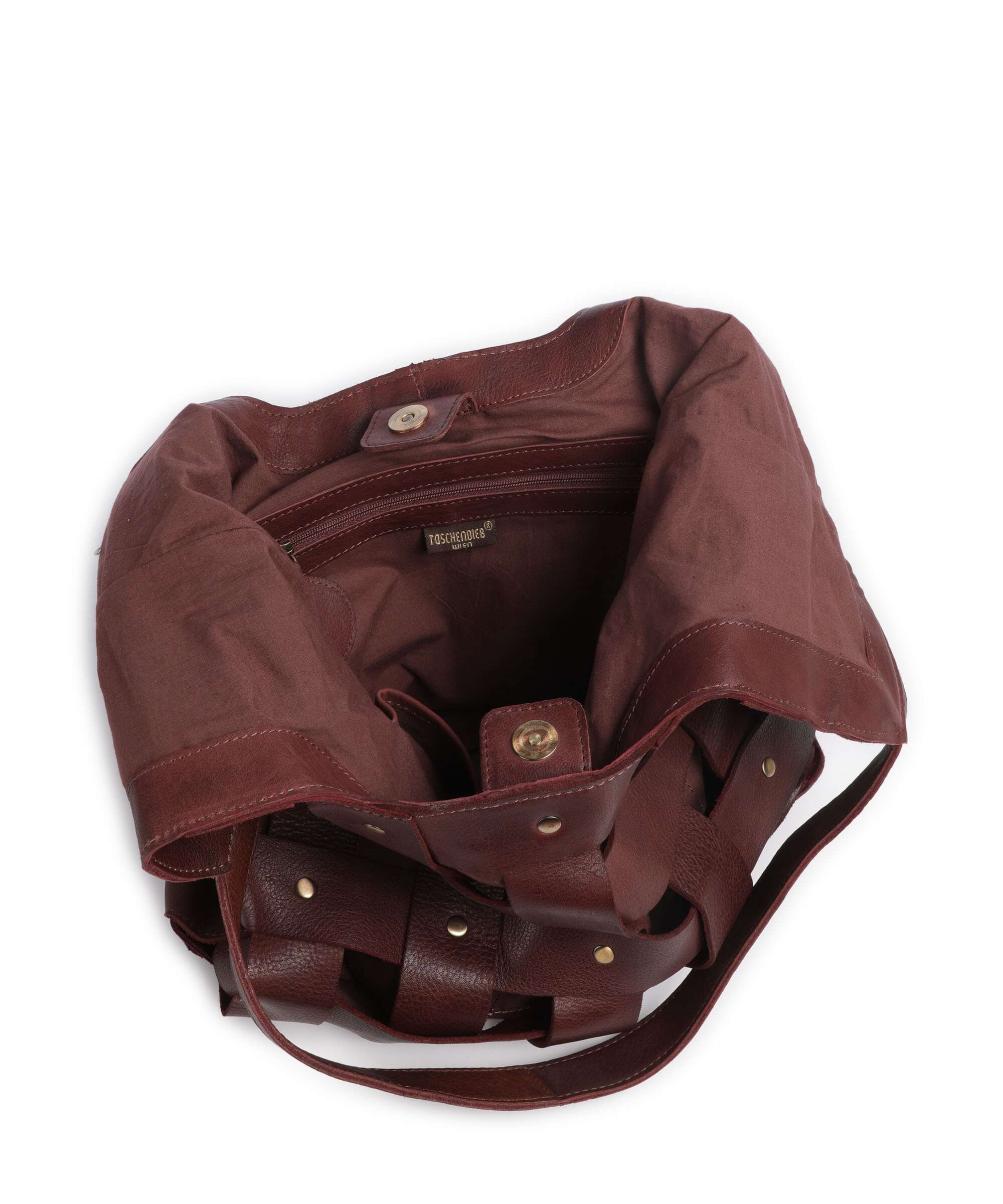 Taschendieb Wien Griesgasse 4 Torba na zakupy brown brandy - Image 6