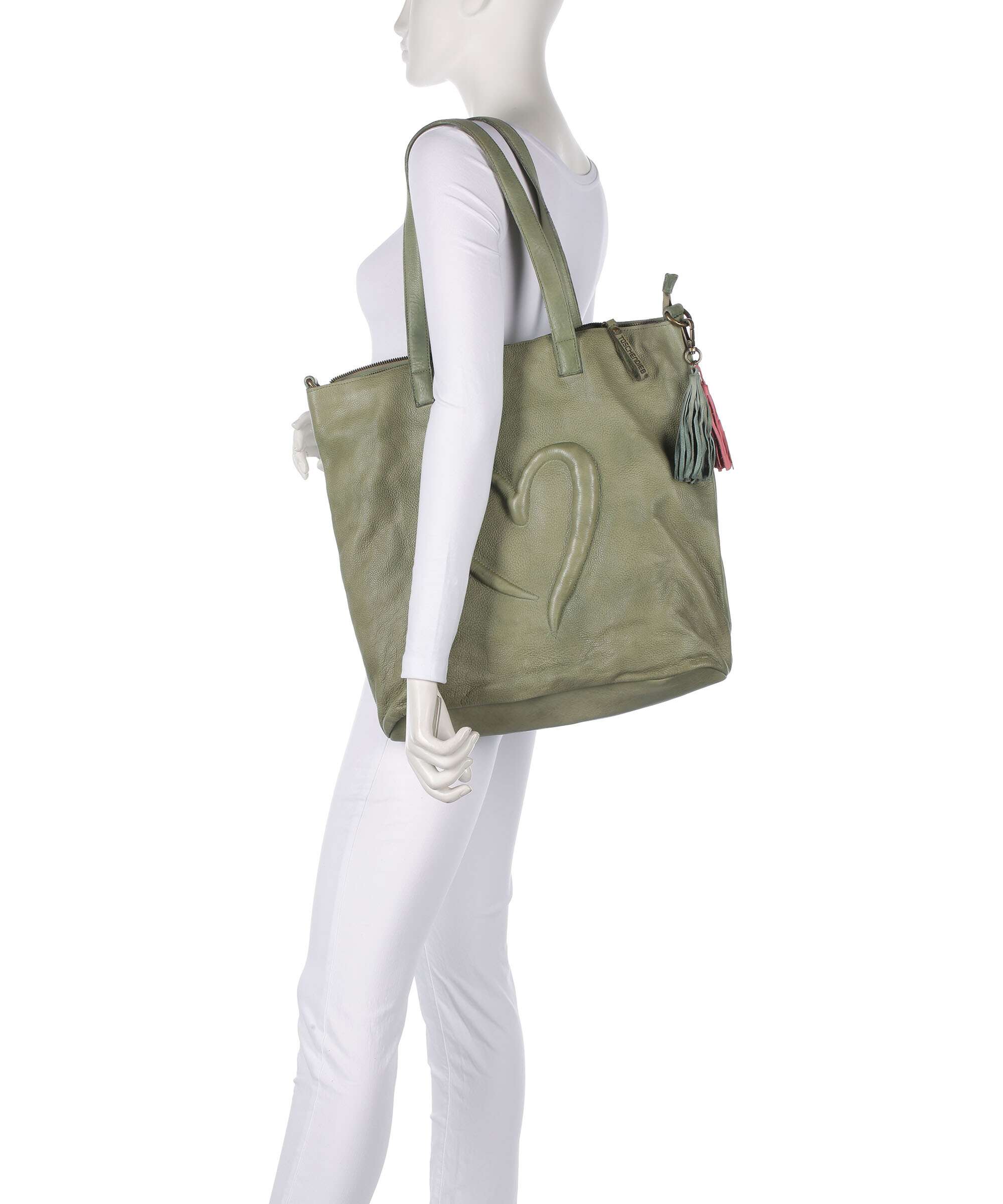 Taschendieb Wien Herzweg 1 Torba na zakupy green leaf - Image 3