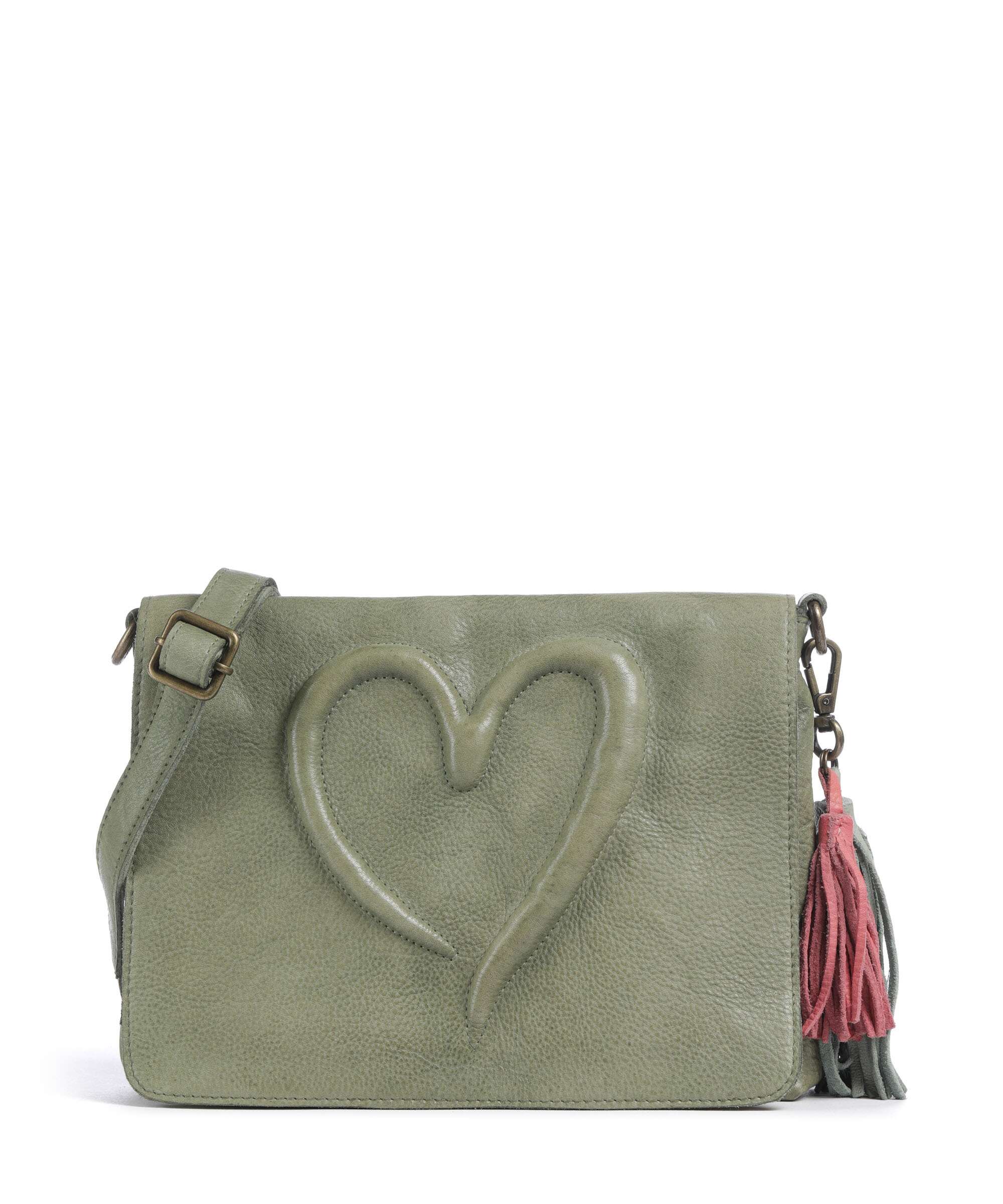 Taschendieb Wien Herzweg 3 Torba przez ramię green leaf
