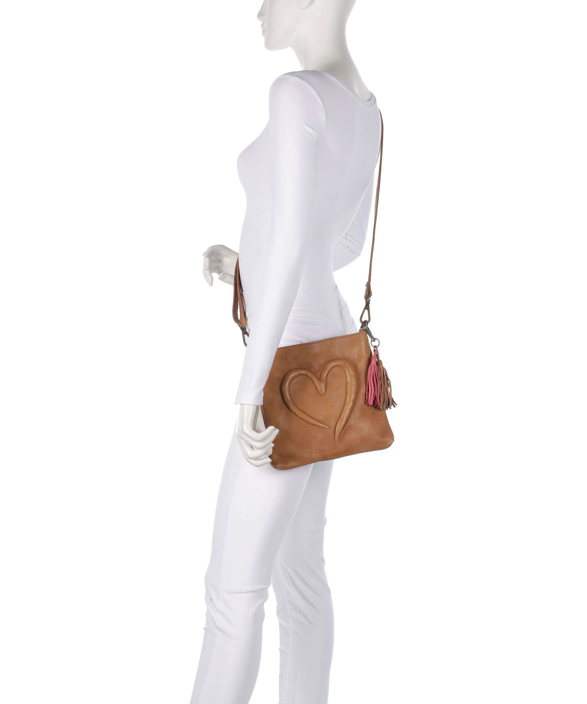 Taschendieb Wien Herzweg 4 Torba przez ramię camel - Image 3