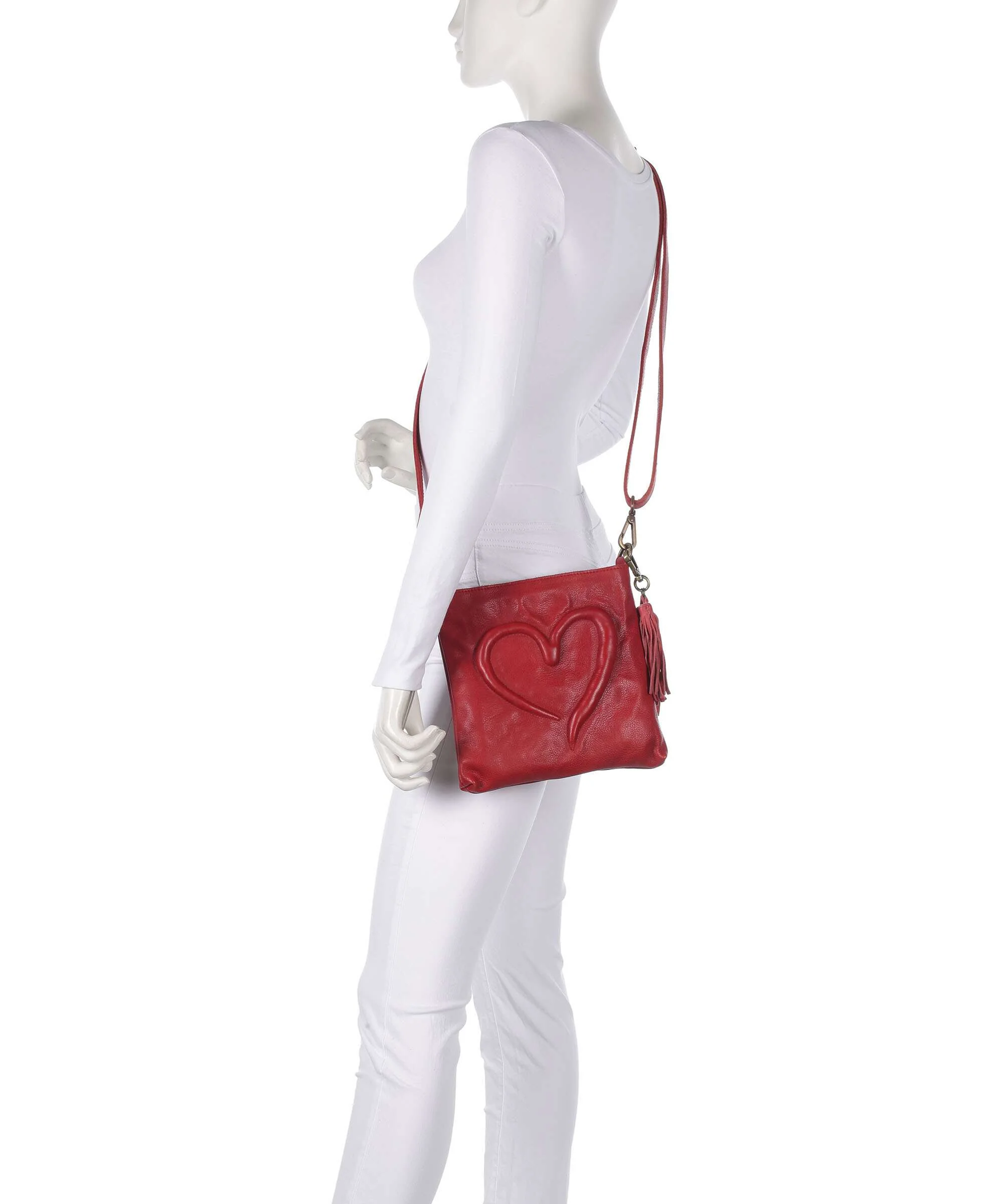 Taschendieb Wien Herzweg 4 Torba przez ramię red solid - Image 3